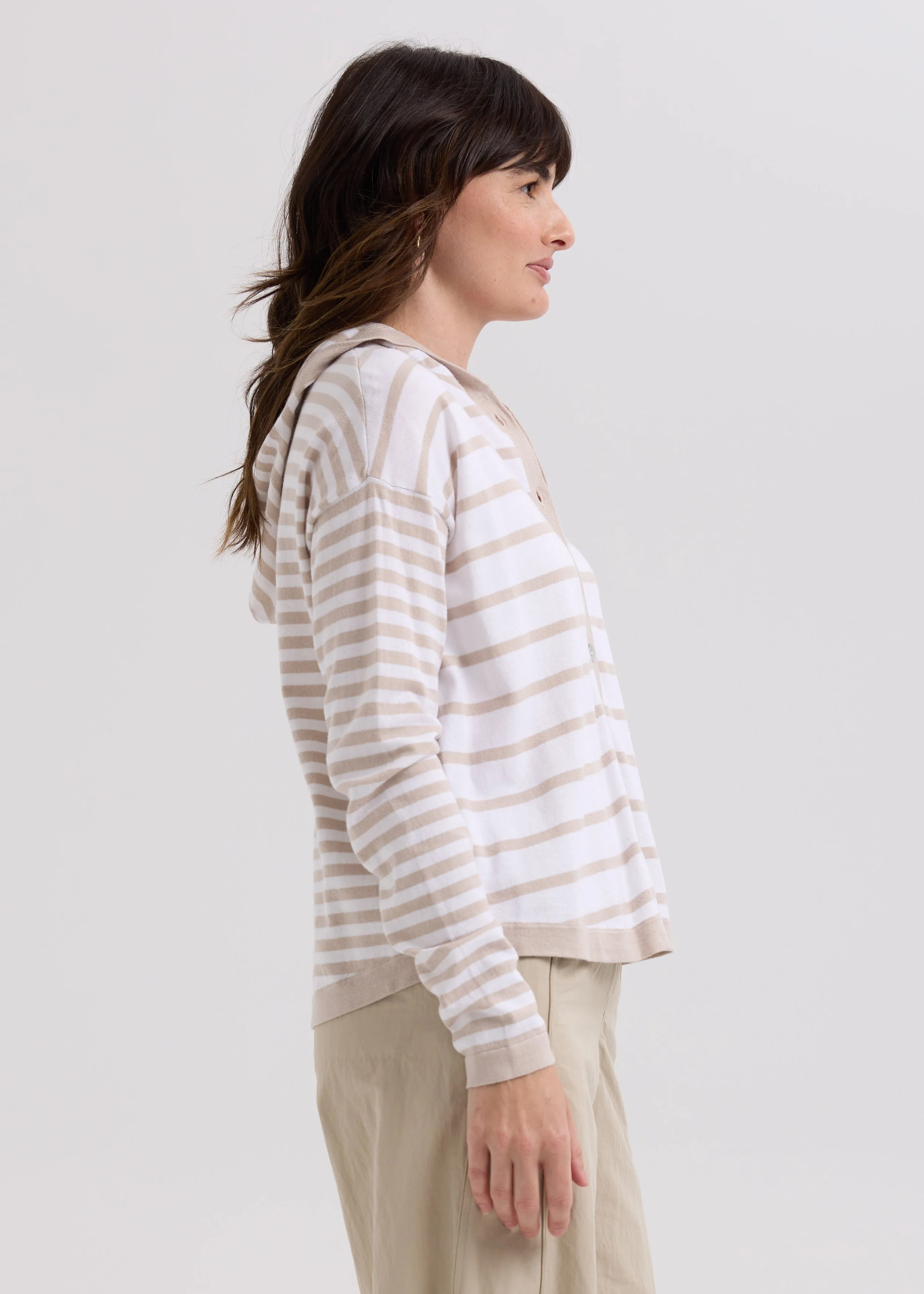 LD + Co Multi Stripe Hoodie