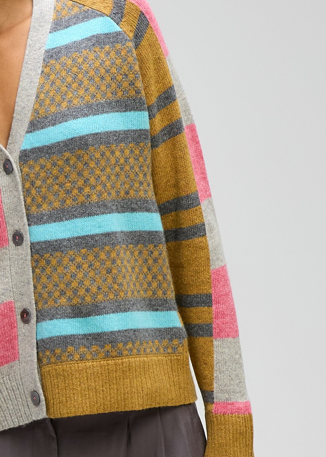 LD + Co Groove Stripe Cardi