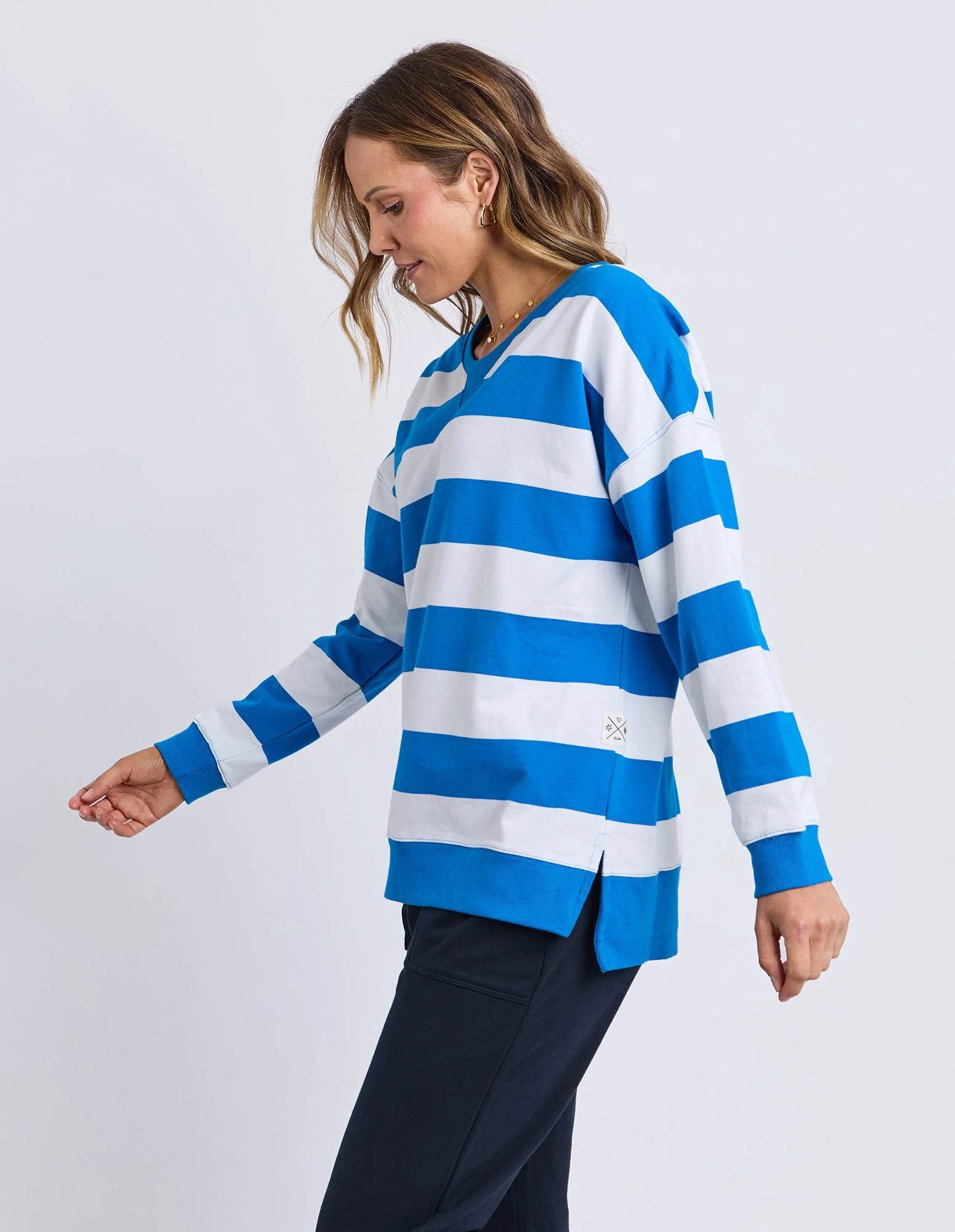 Elm Billie Stripe Crew
