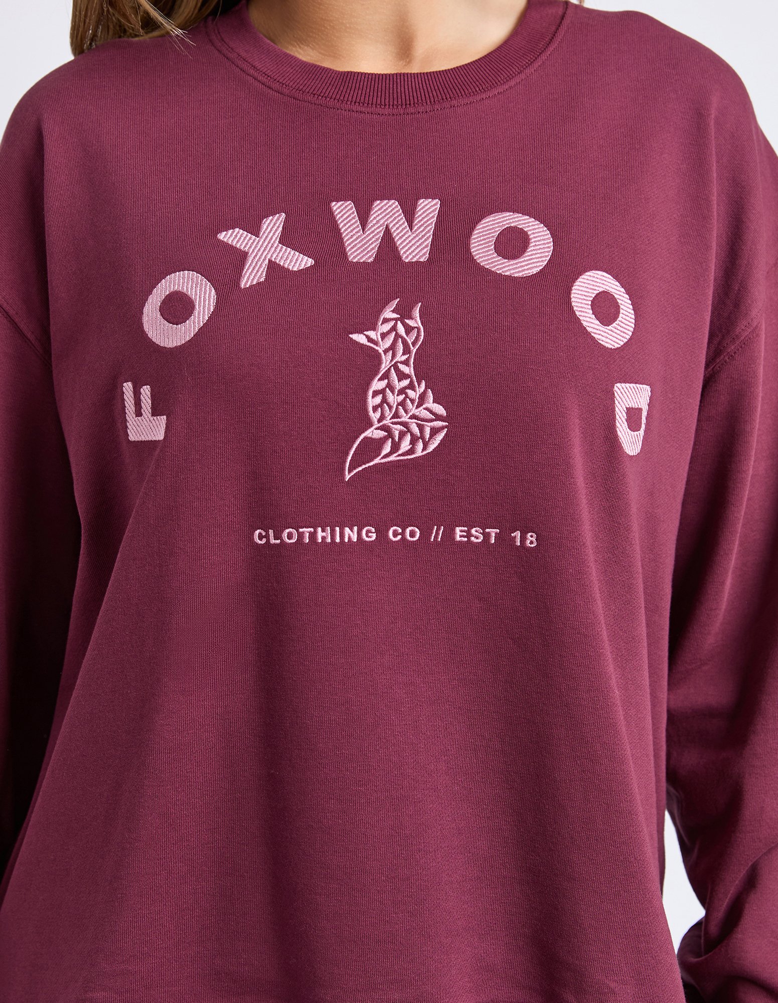 Foxwood Effortless Contrast Crew