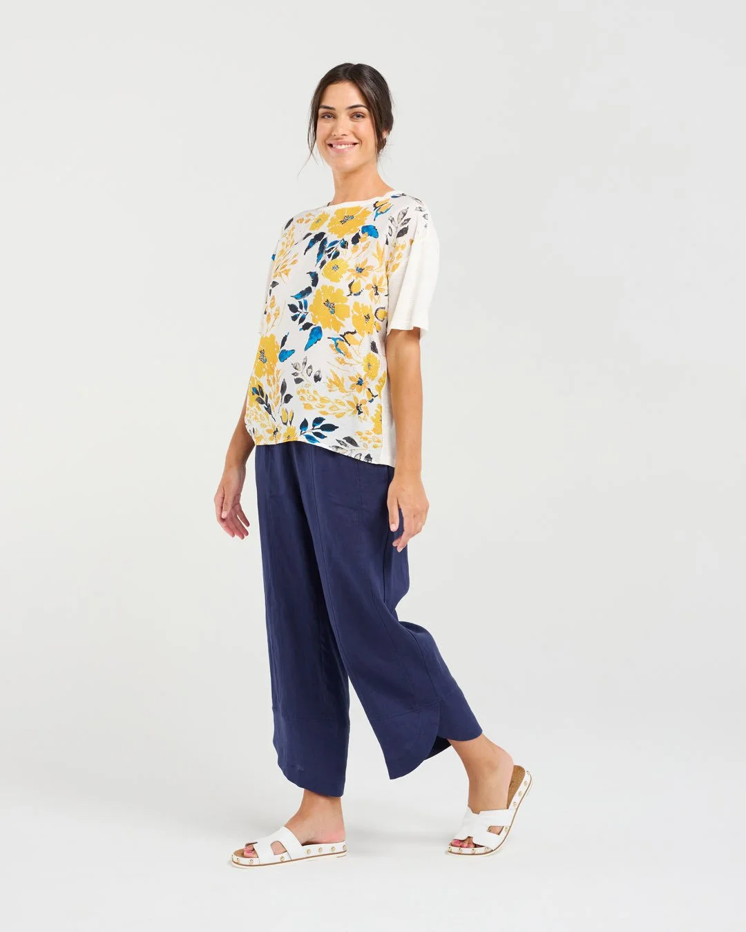 Blackstone Delphine Print Front Top