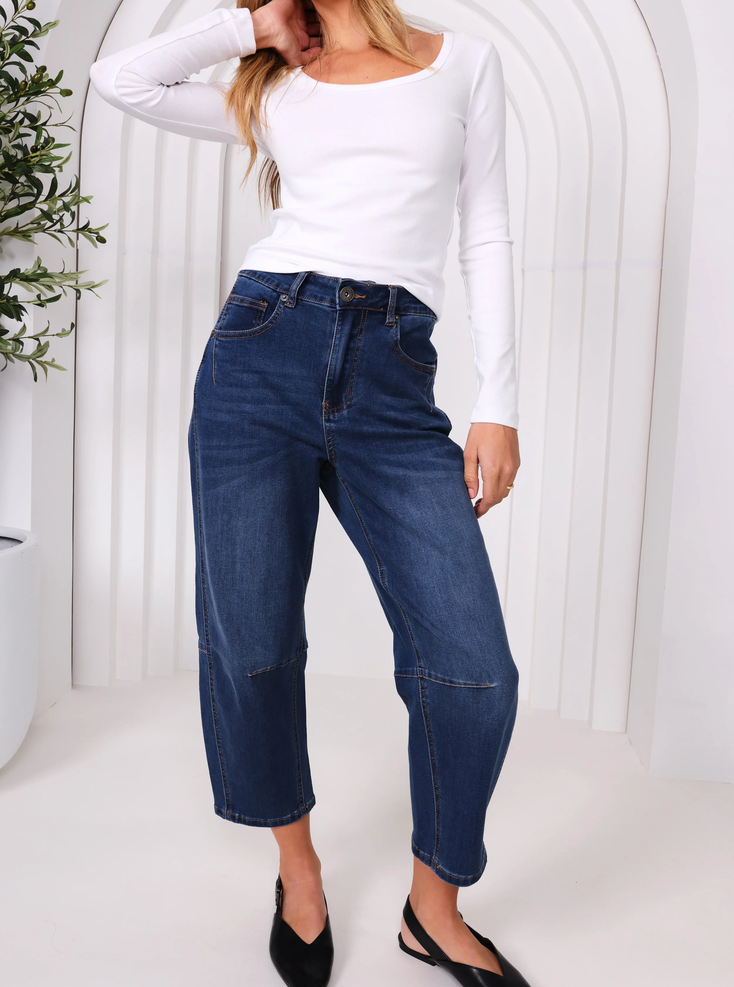 Monaco Toni Barrel Jean