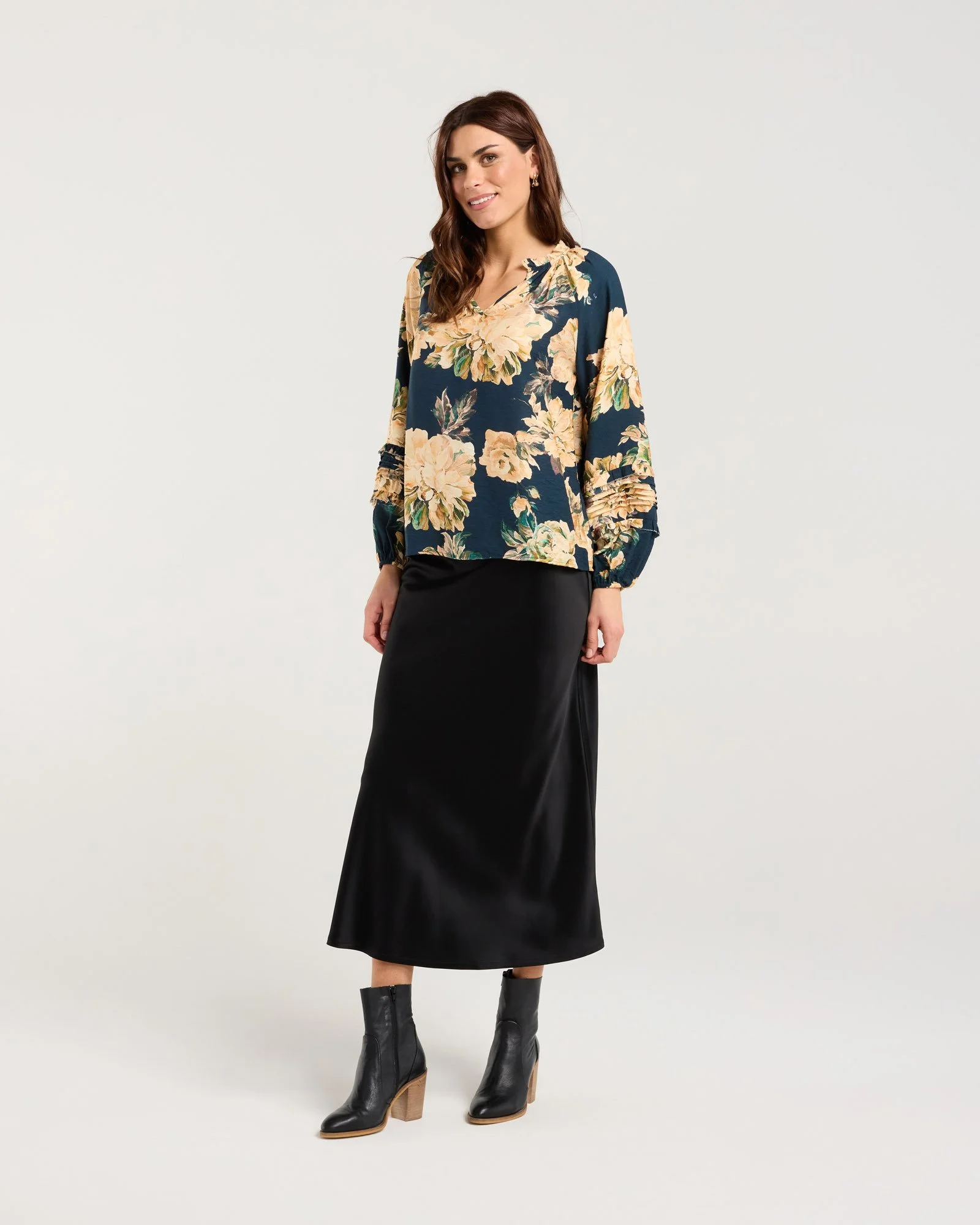 Blackstone Christie Frill Neck Top