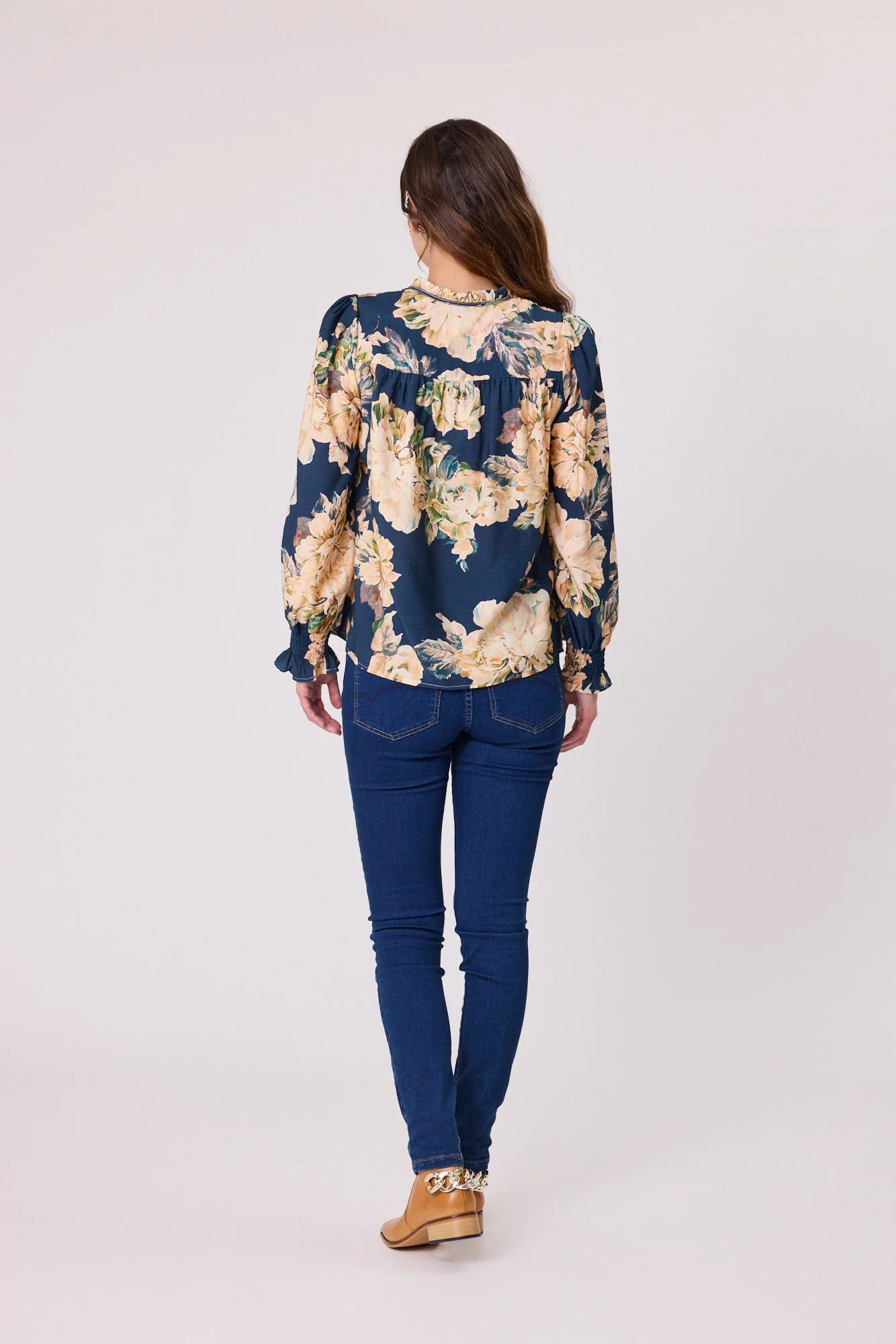 Democracy Rose Peasant Top