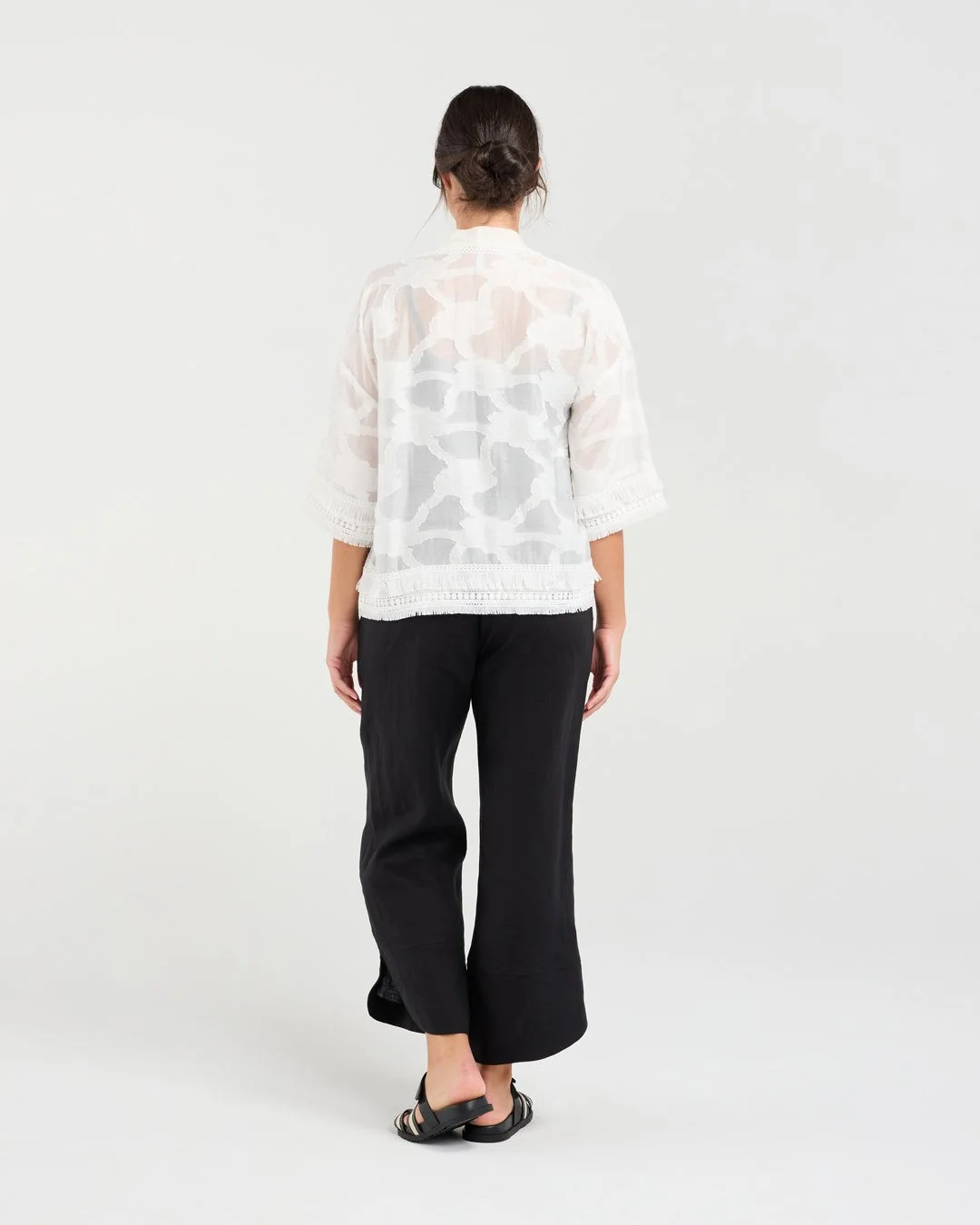 Blackstone Nanette Fringe Trim Cover-up