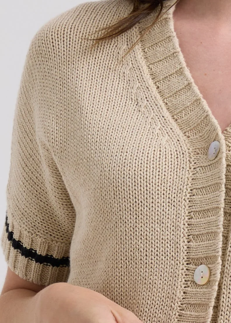 LD + Co Textured S/S Cardi
