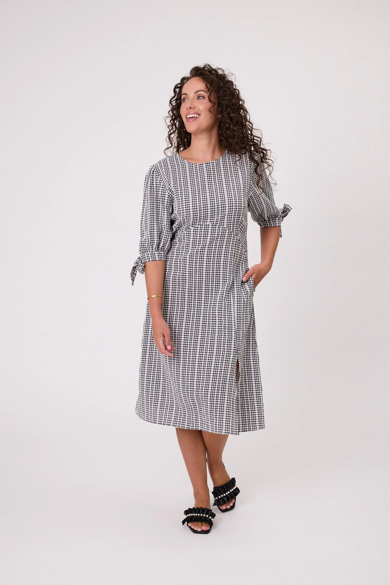 Classified Siena Check Dress