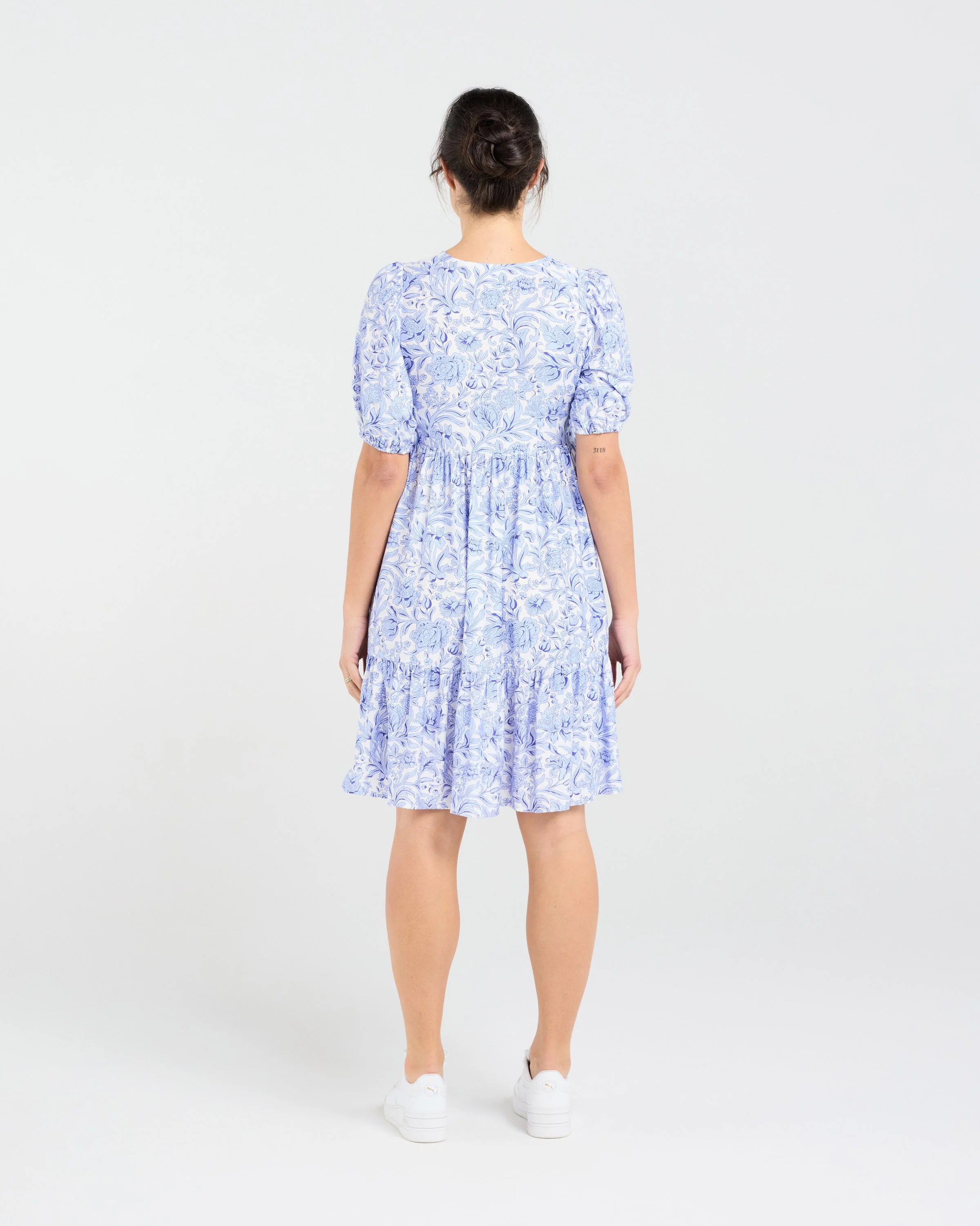 Blackstone Aubrey Tie Neck Dress
