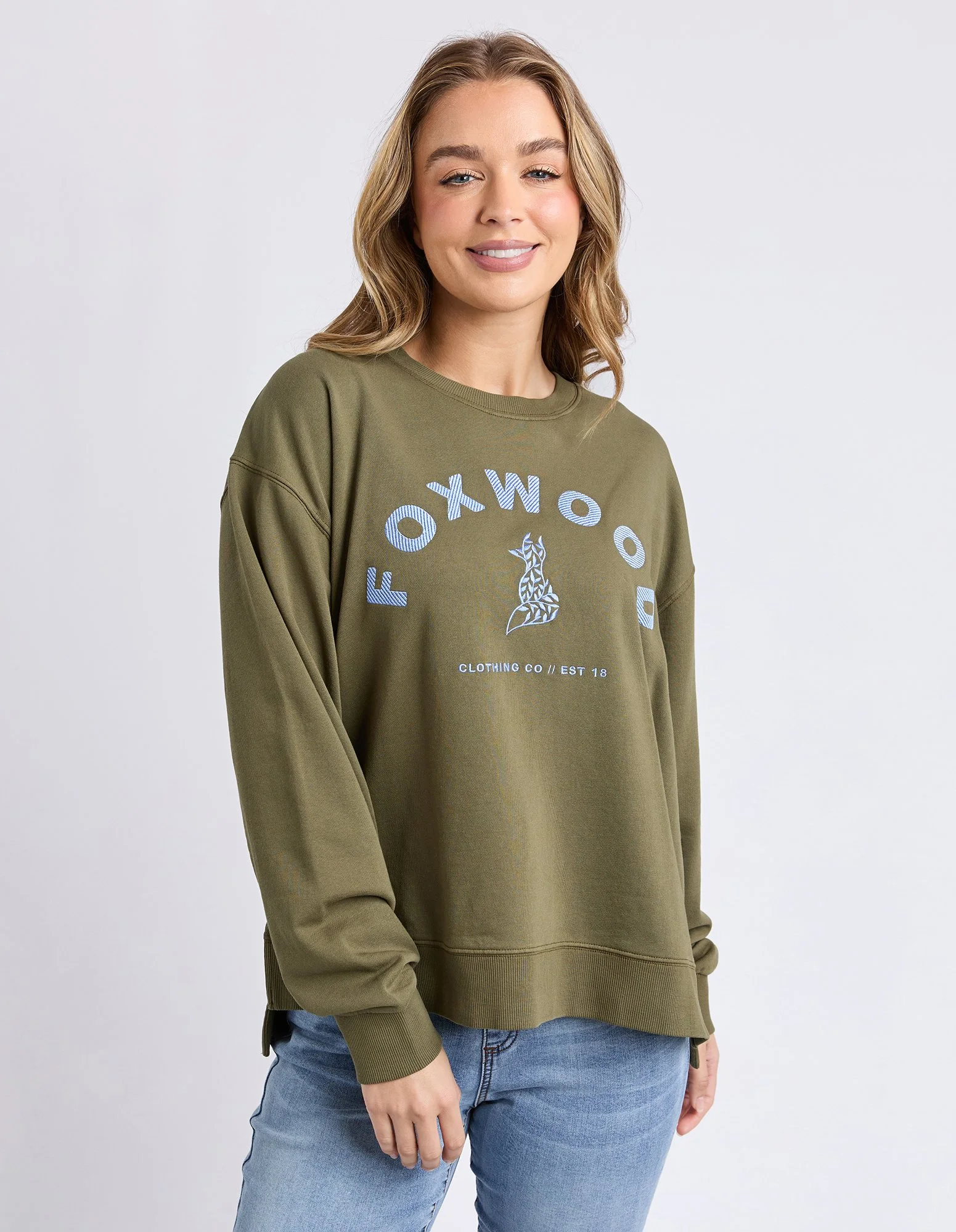 Foxwood Effortless Contrast  Crew
