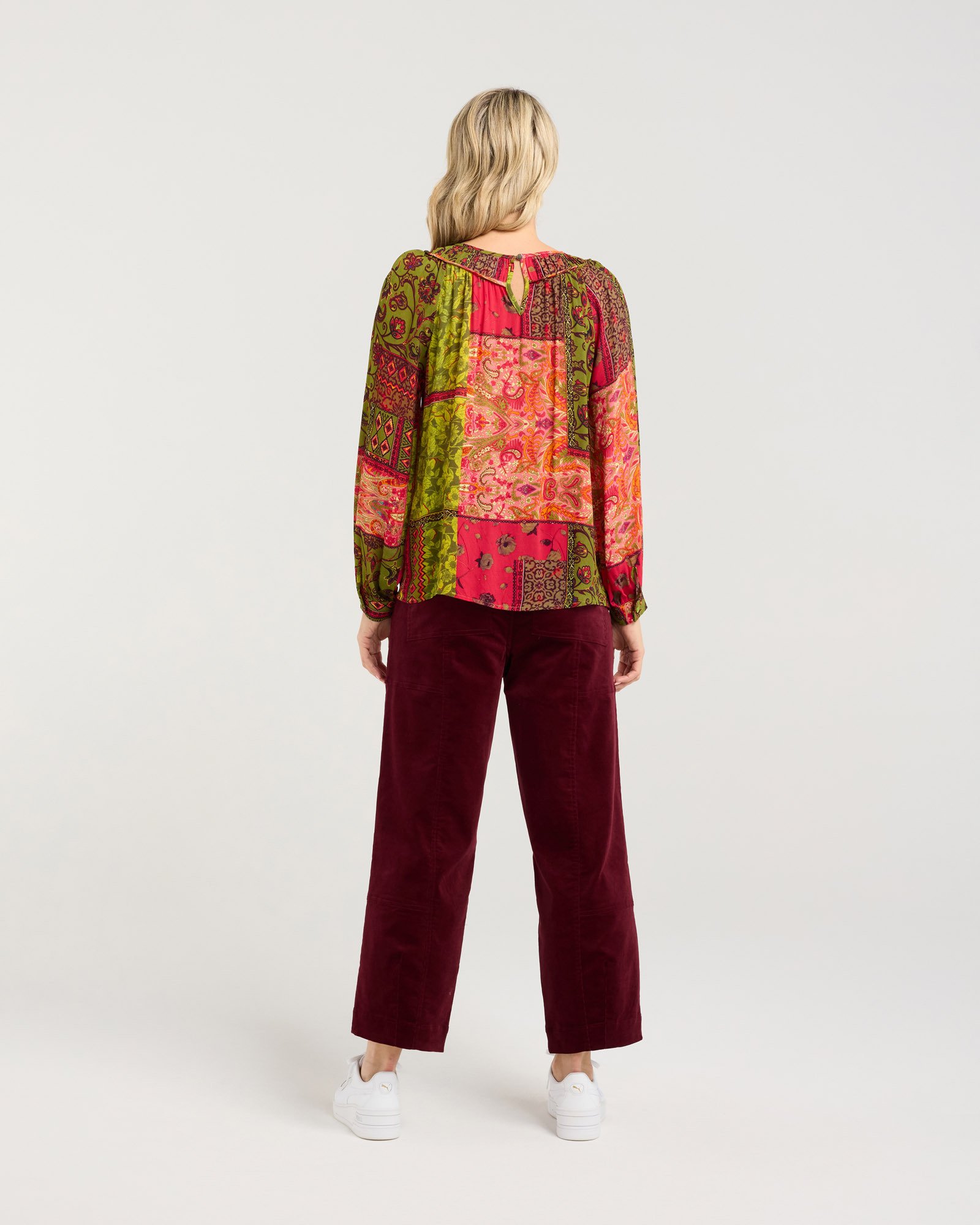 Blackstone Frances Gathered Yoke Top