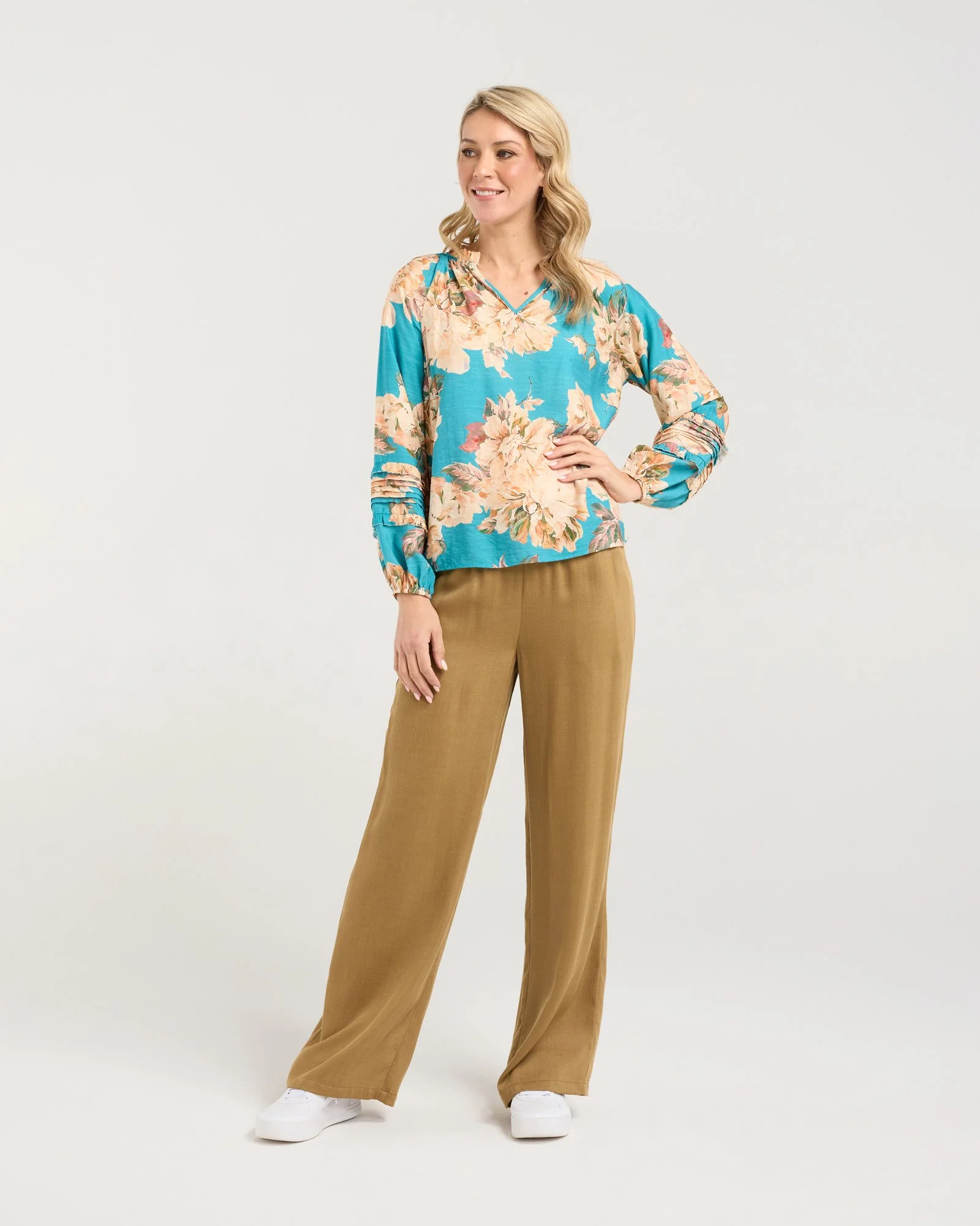 Blackstone Christie Frill Neck Top