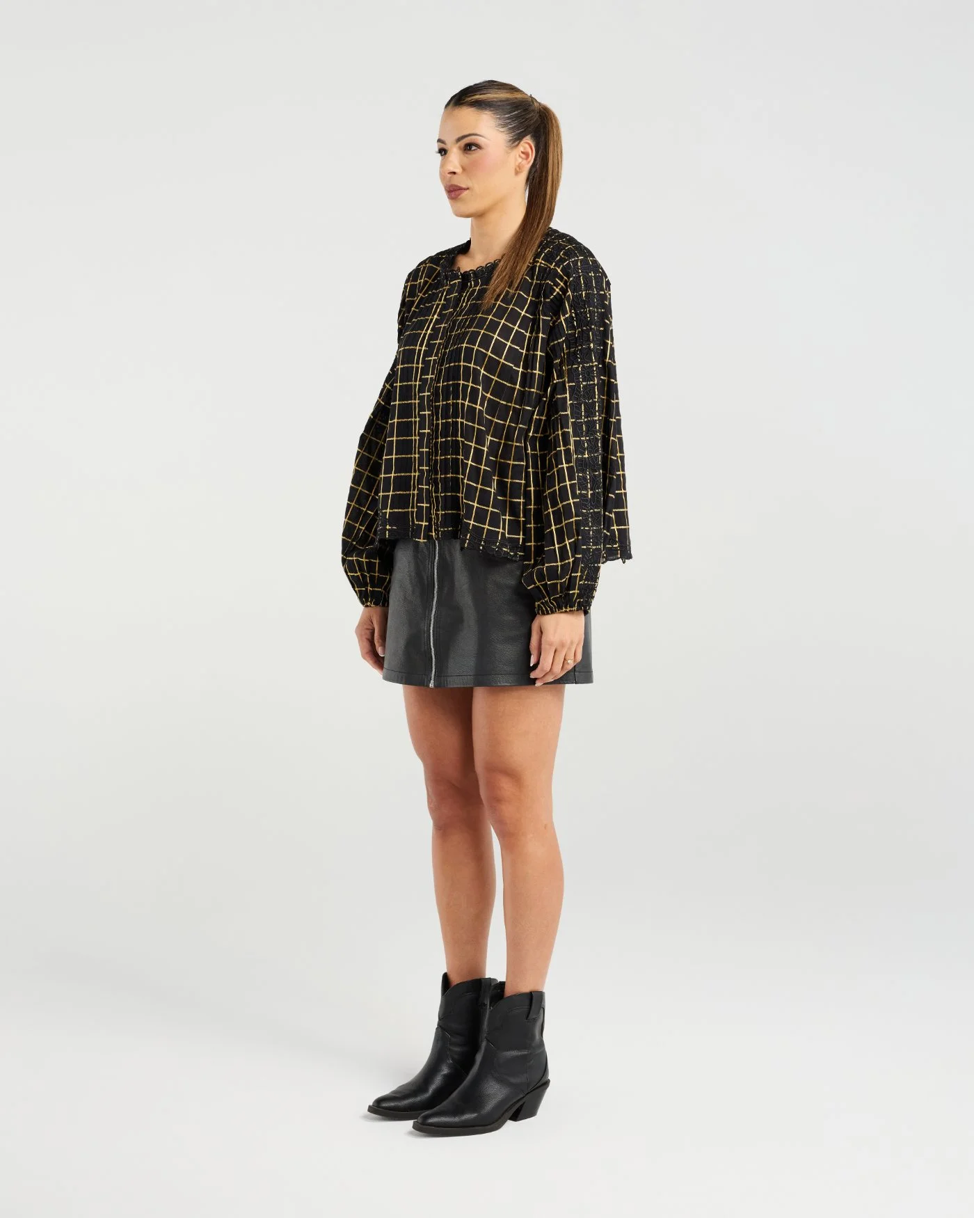 NR1029-1_R Giselle Blouse Golden Grid (3).jpg