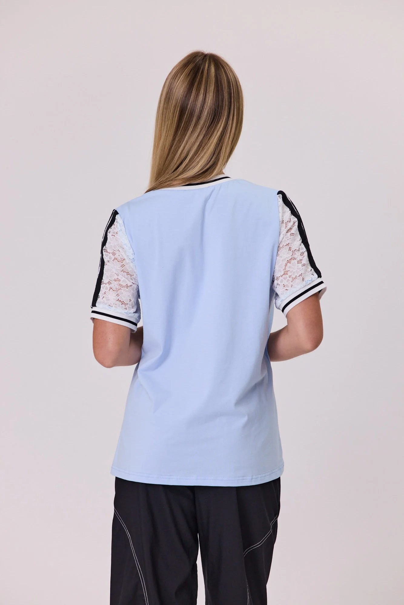 Classified Haven Lace Trim Tee