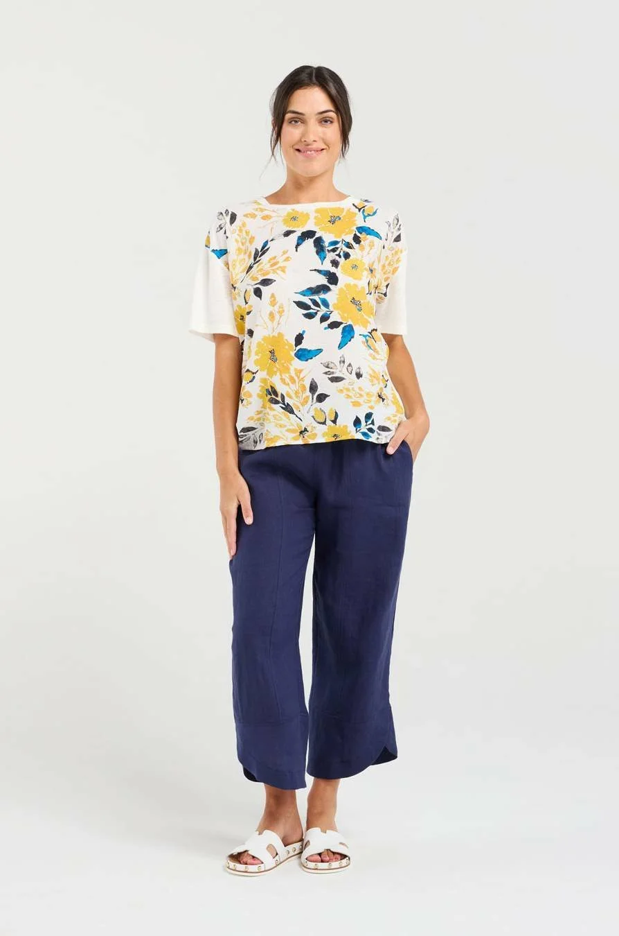 Blackstone Delphine Print Front Top