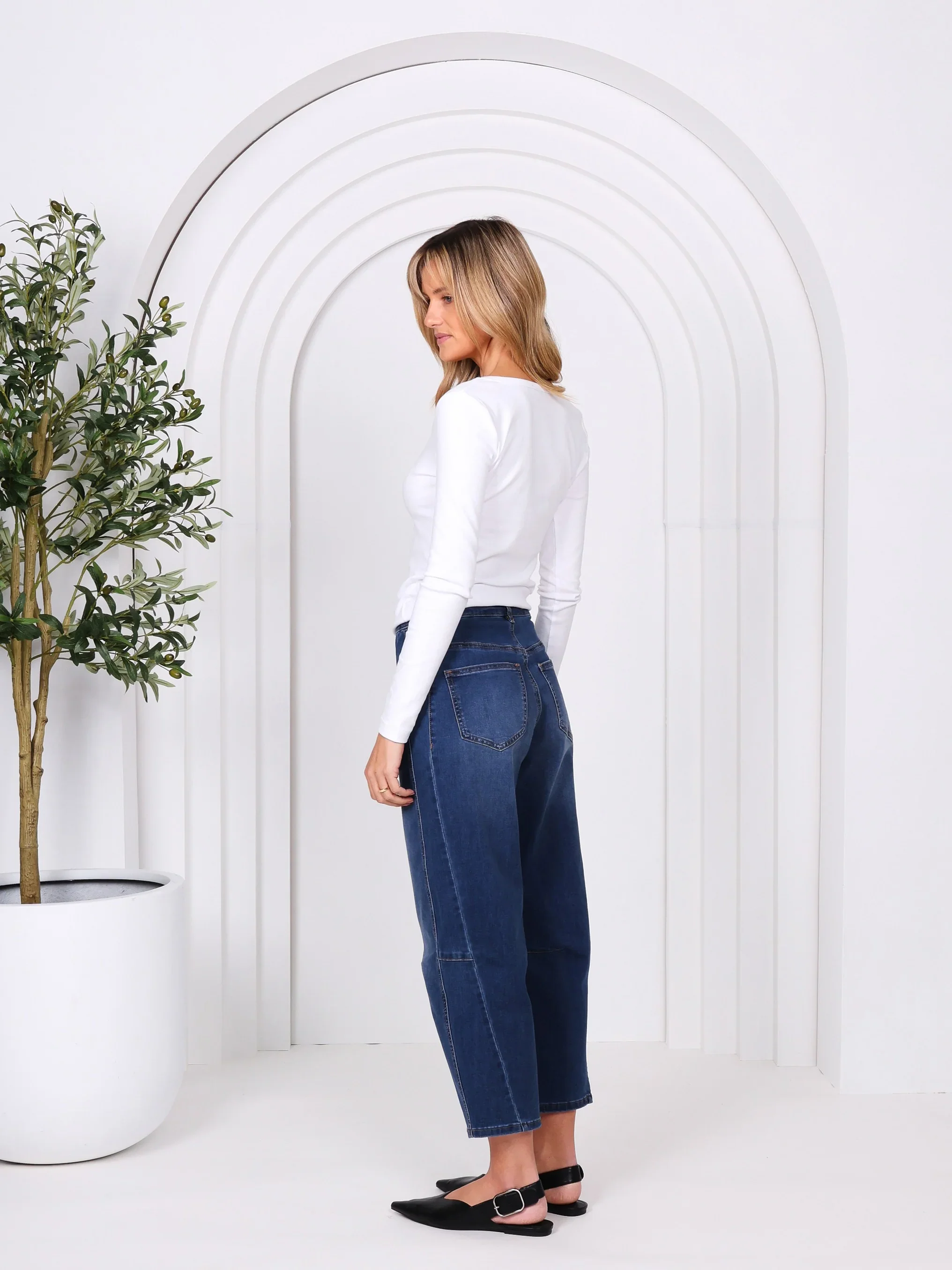 Monaco Toni Barrel Jean