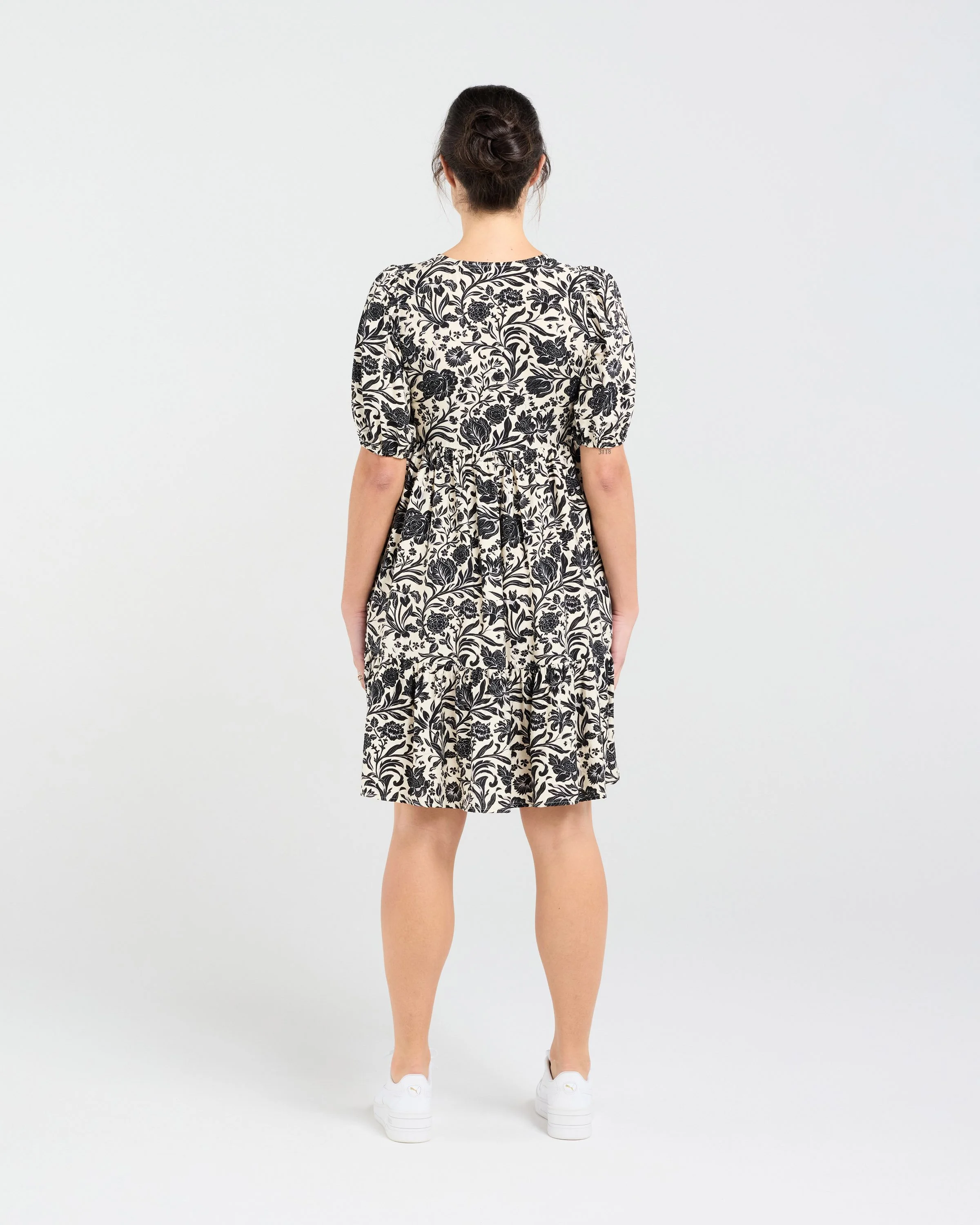 Blackstone Aubrey Tie Neck Dress