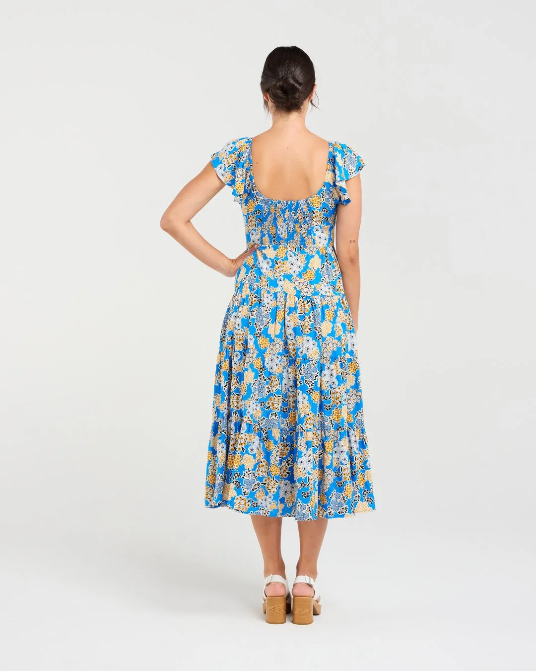 Blackstone Brielle Flutter Sleeve Dress