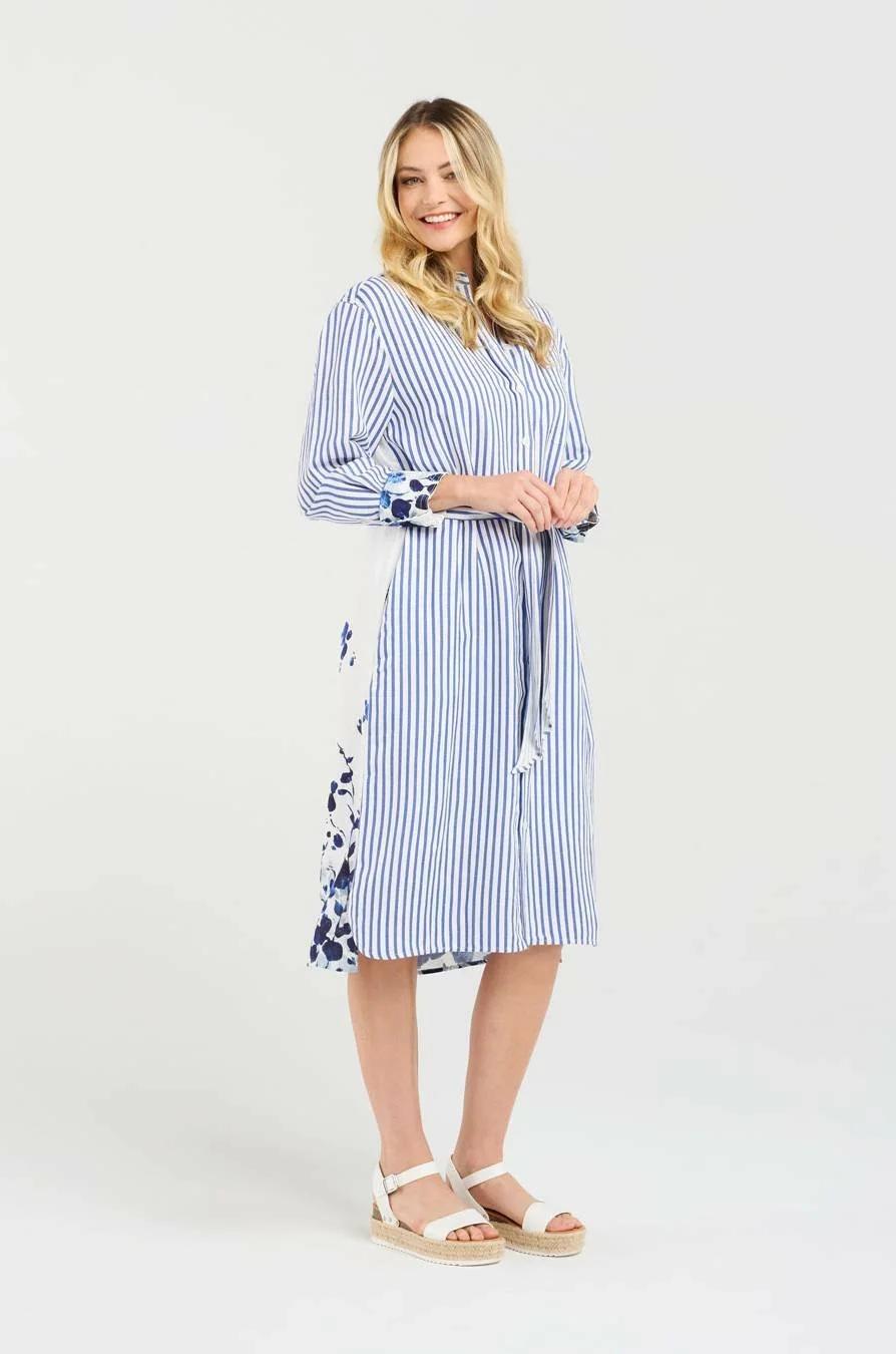 Blackstone Margot Print Back Shirt Dress