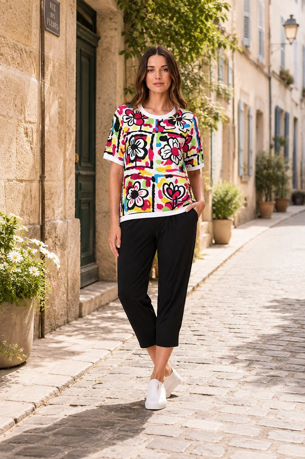 Democracy Groovy Garden Top