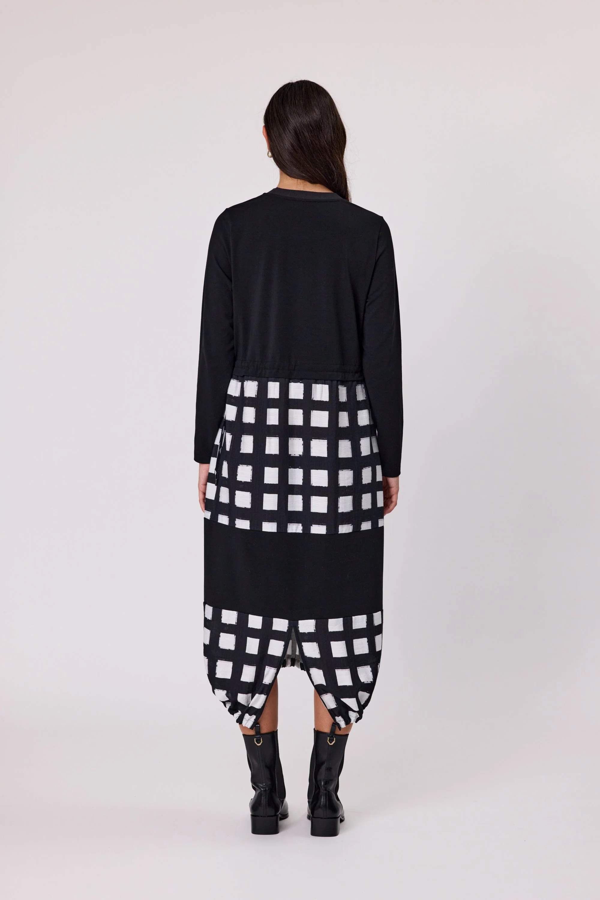 Duo Frame Mixed Dress