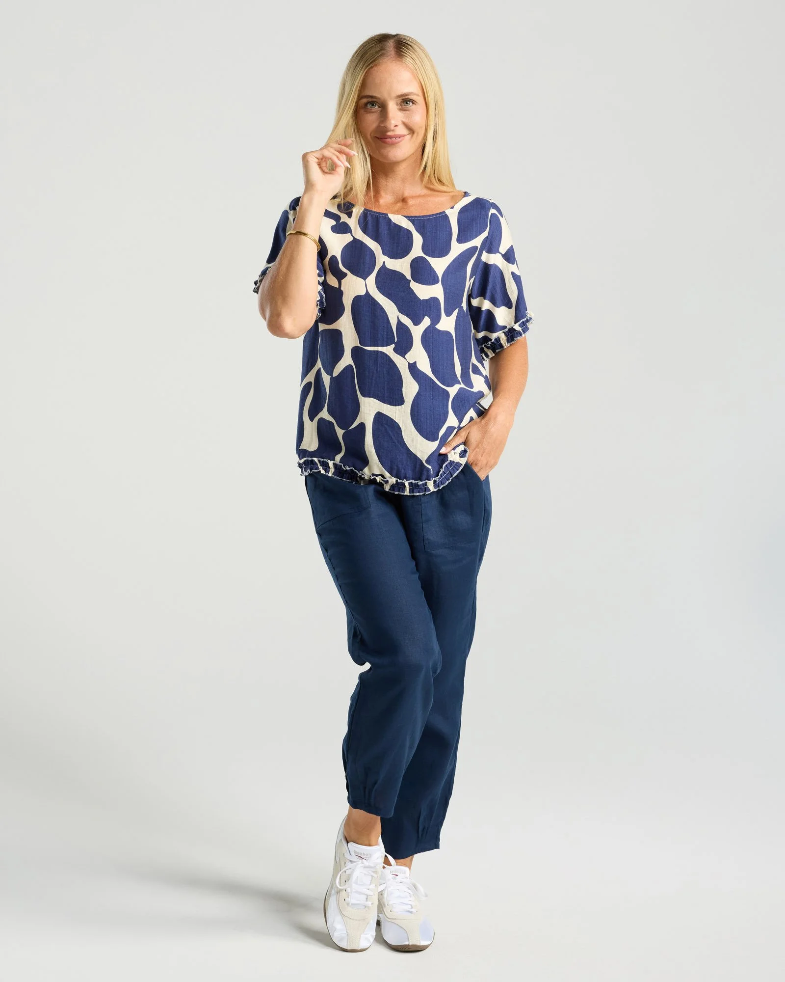 Blackstone Lydia Frill Top