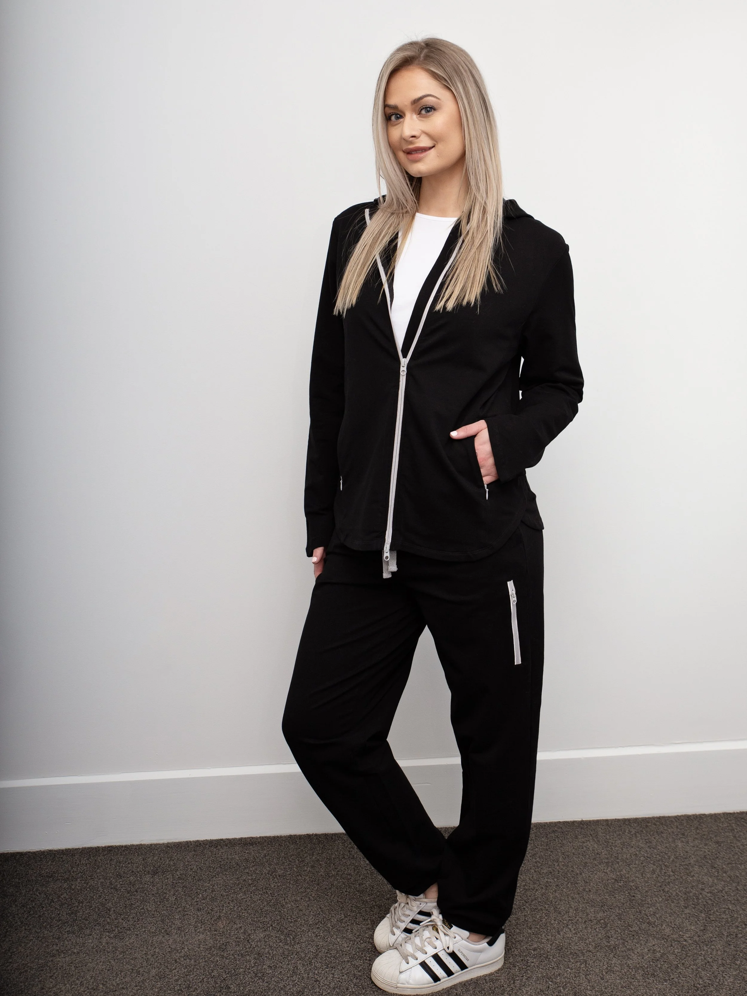 White On Black Sweatpant