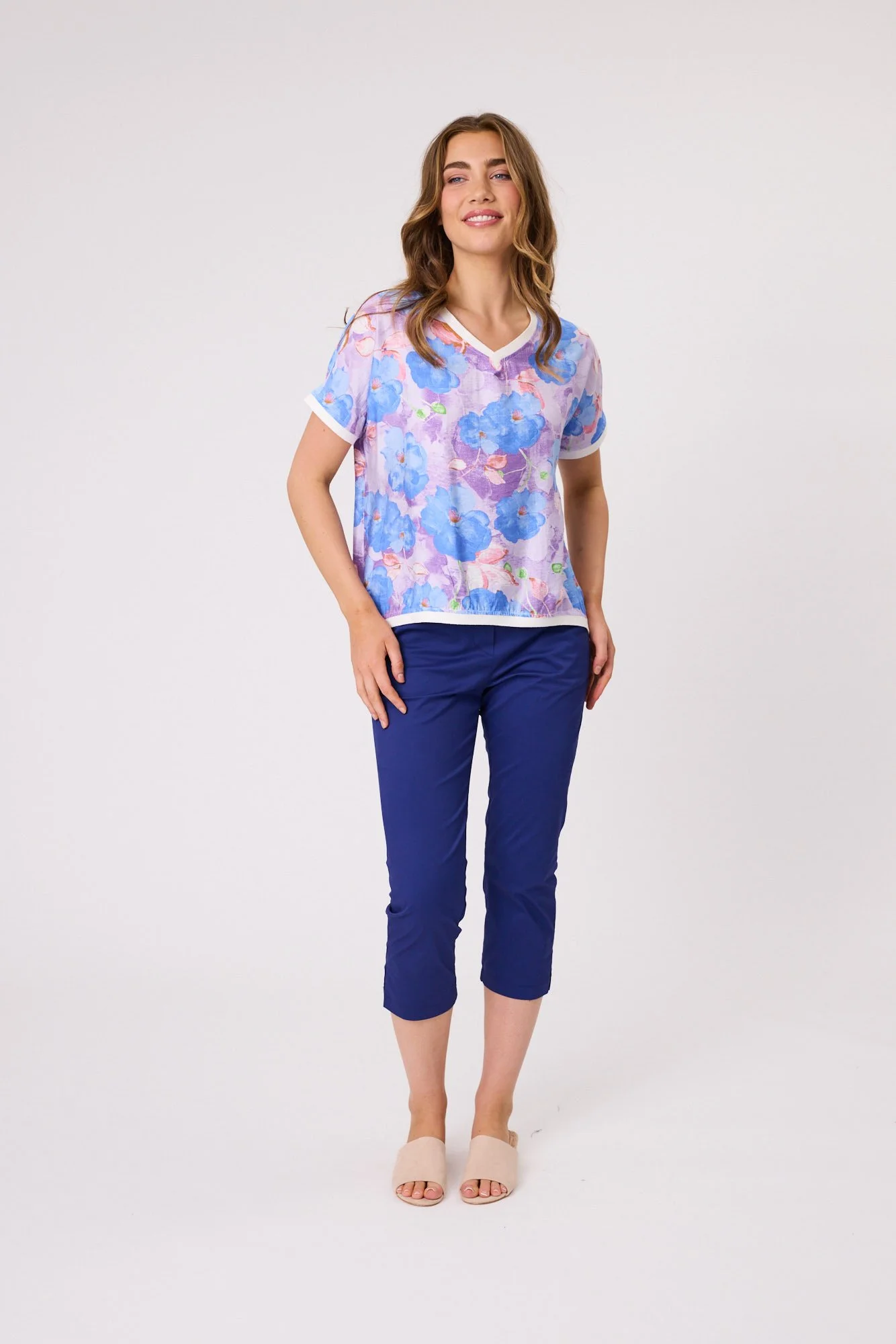Democracy Riley Print Top