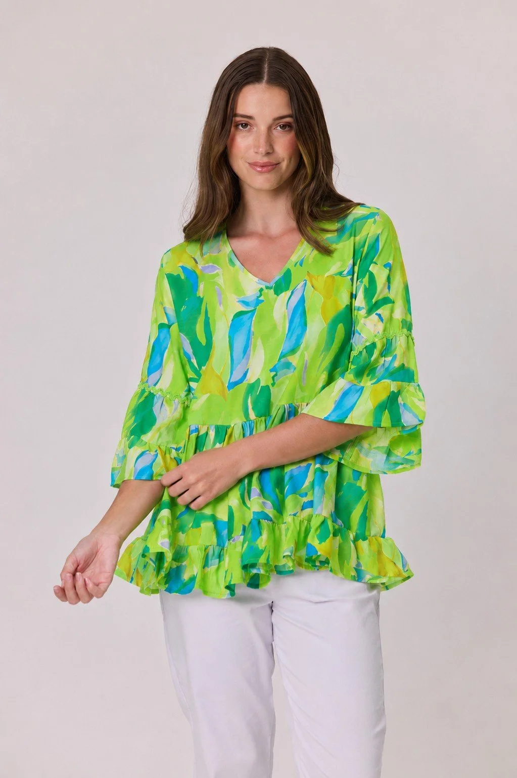 Democracy Ric Rac Trim Top