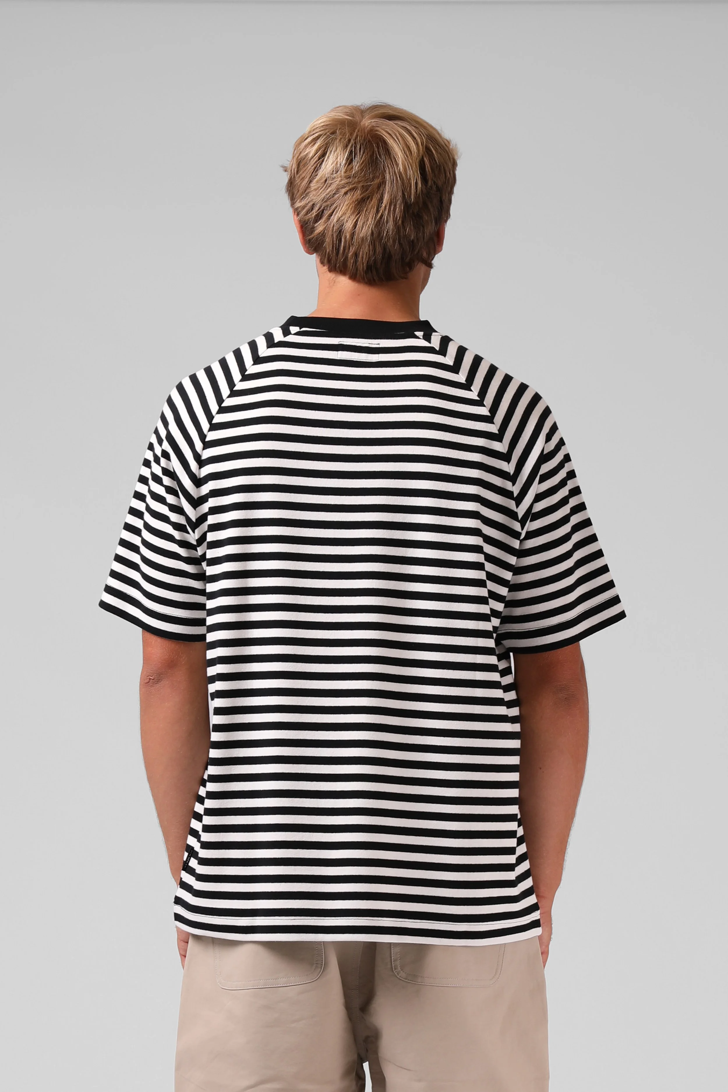 RPM Mens Stripe Raglan Tee