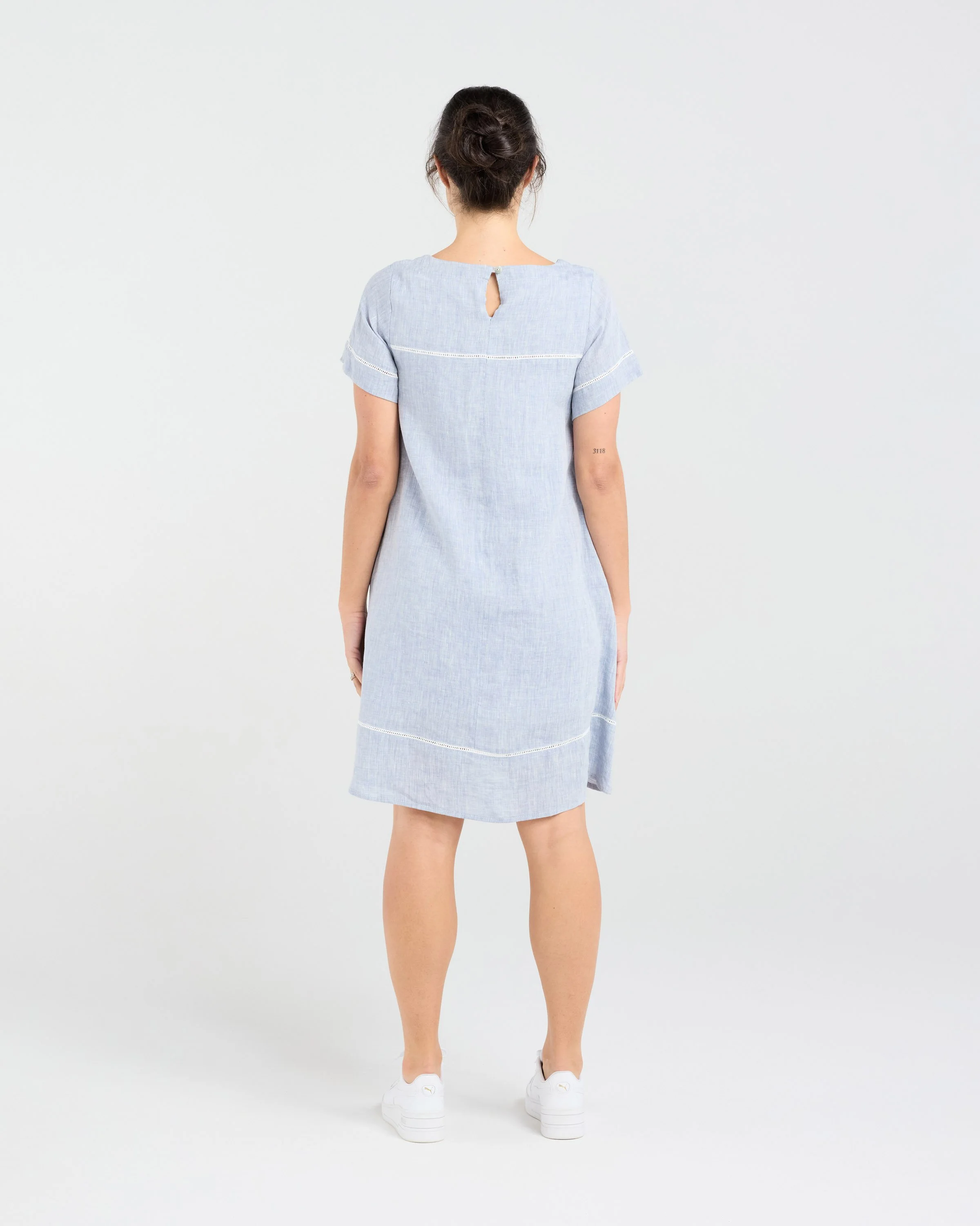 Blackstone Martine Ladder Trim Dress