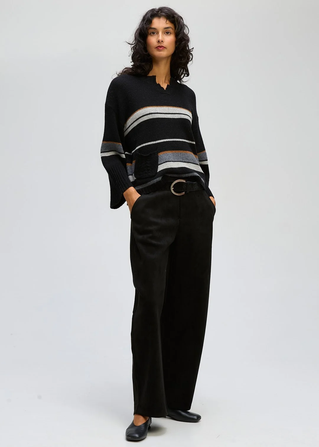 LD + Co Crop Stripe Jumper