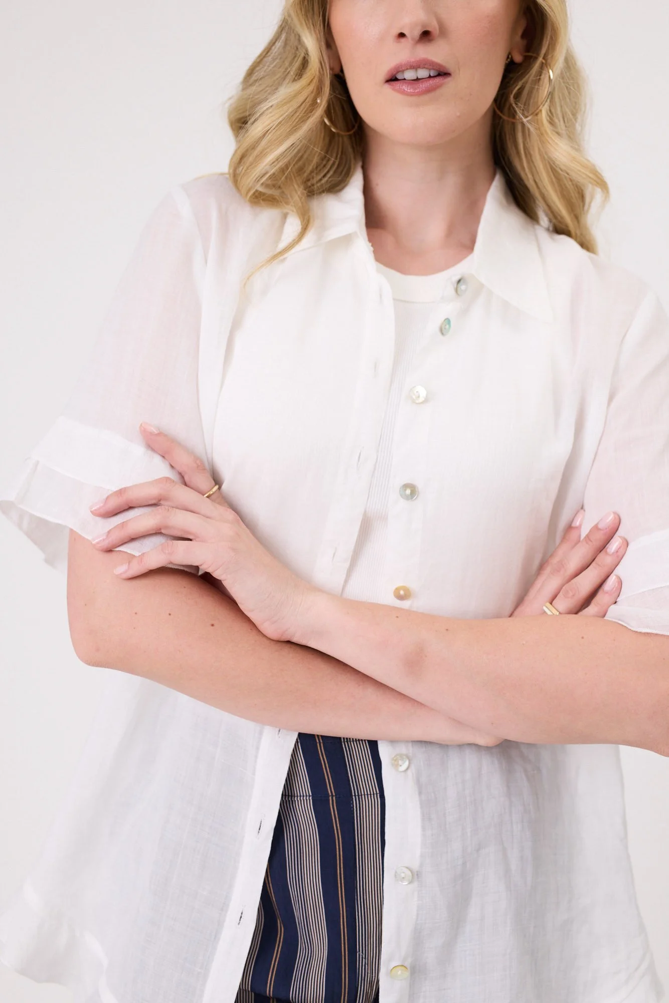 Lemon Tree Camilla Linen Top