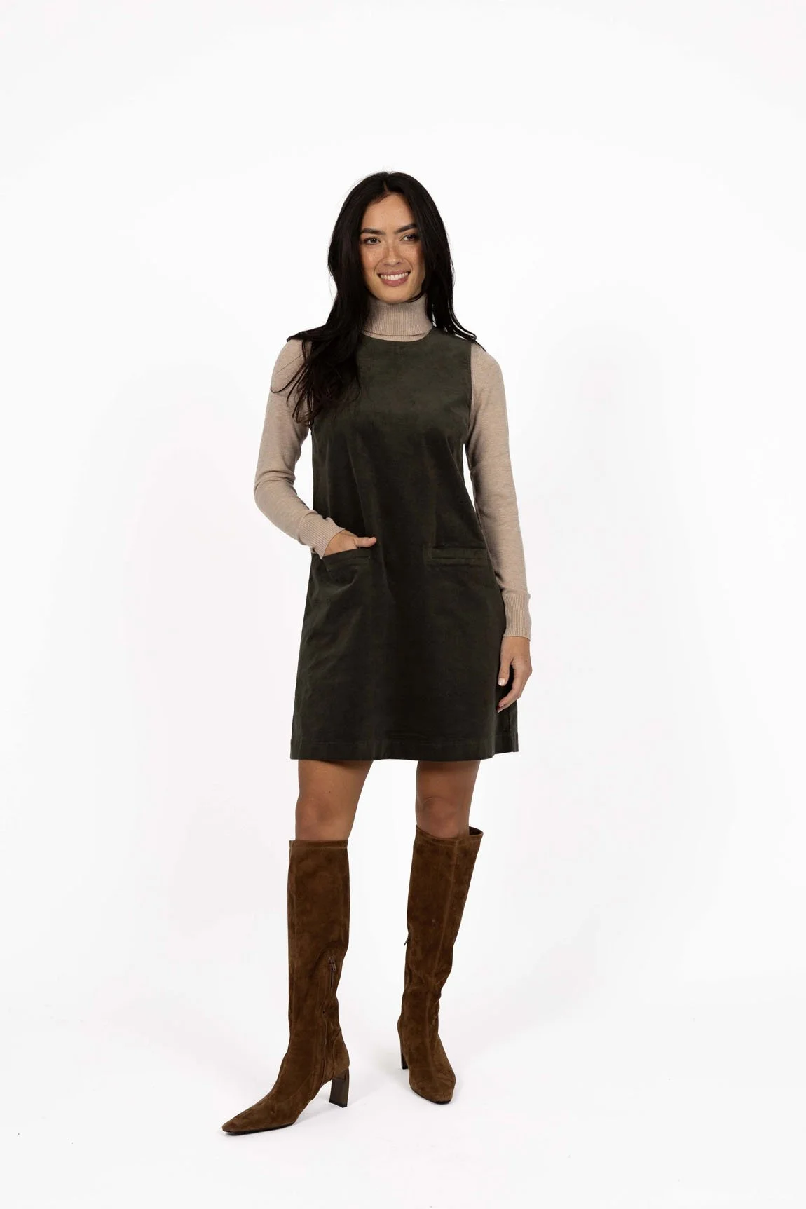 HW26113 - NOVA CORD DRESS - KHAKI2.jpg