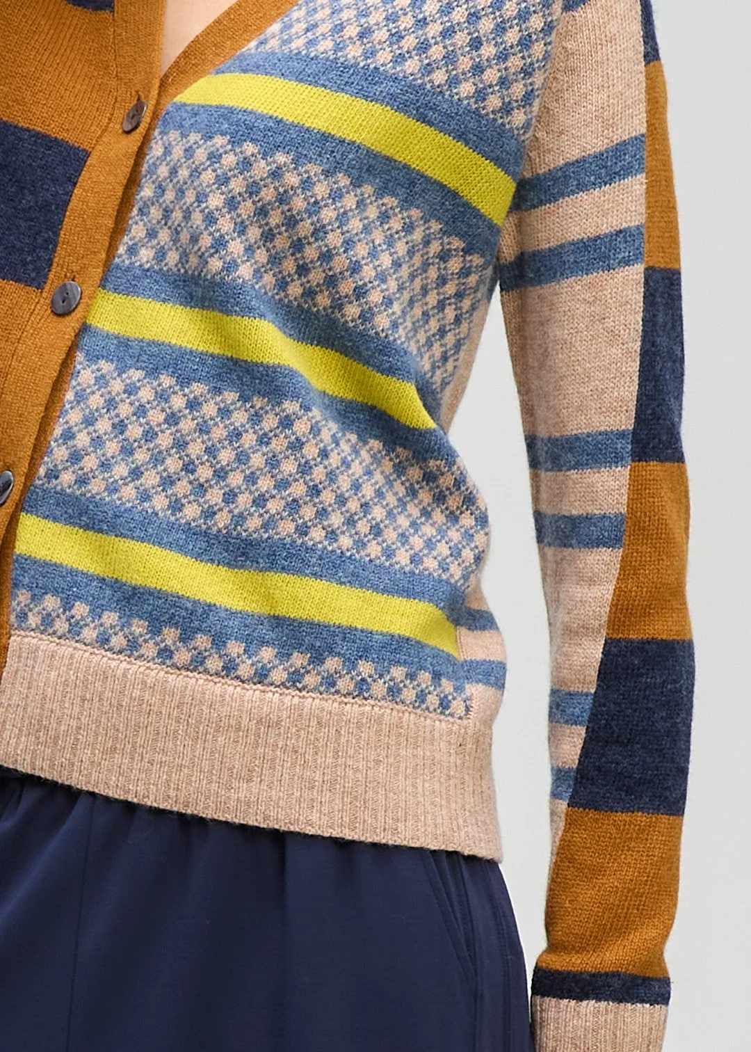 LD + Co Groove Stripe Cardi