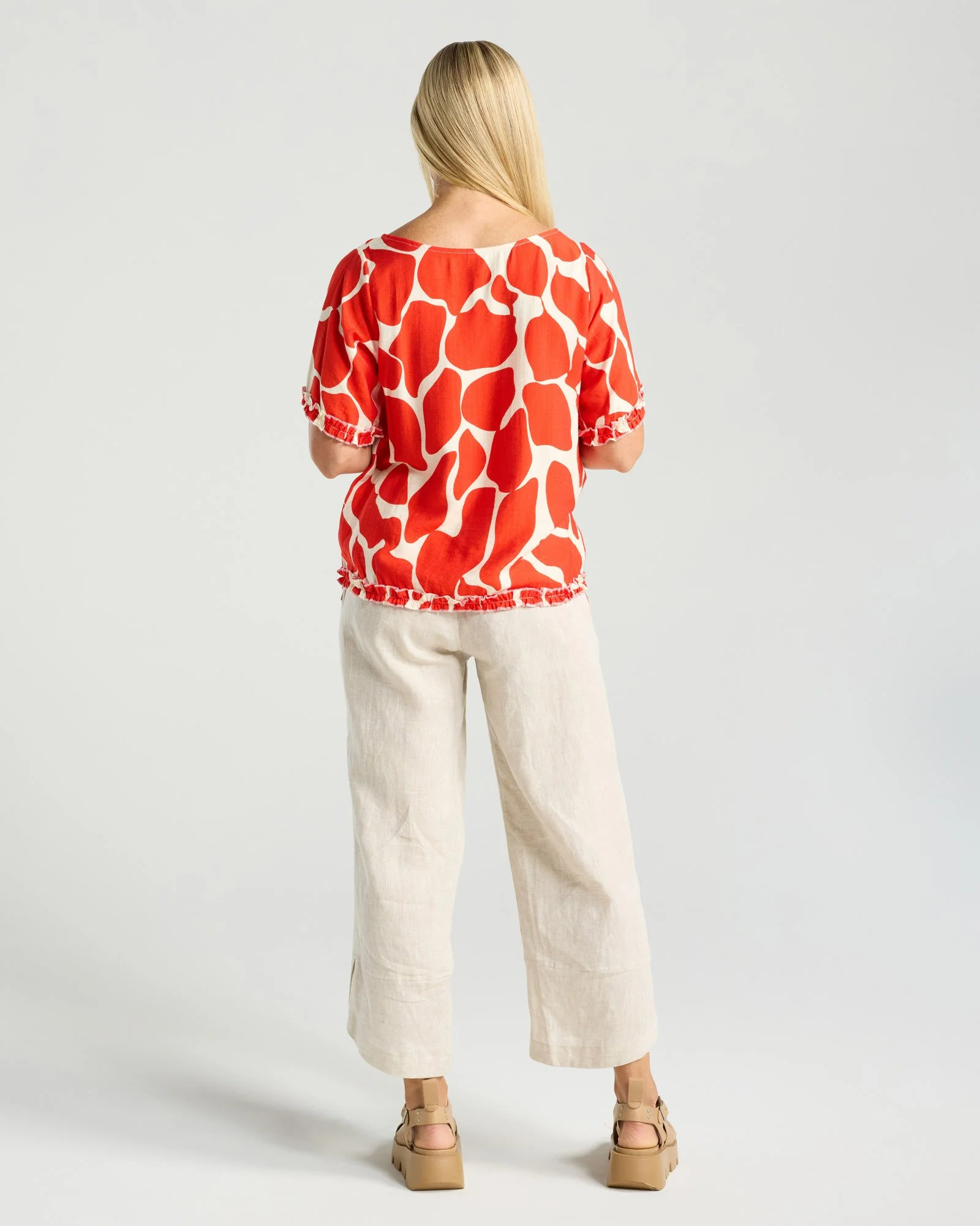 Blackstone Lydia Frill Top