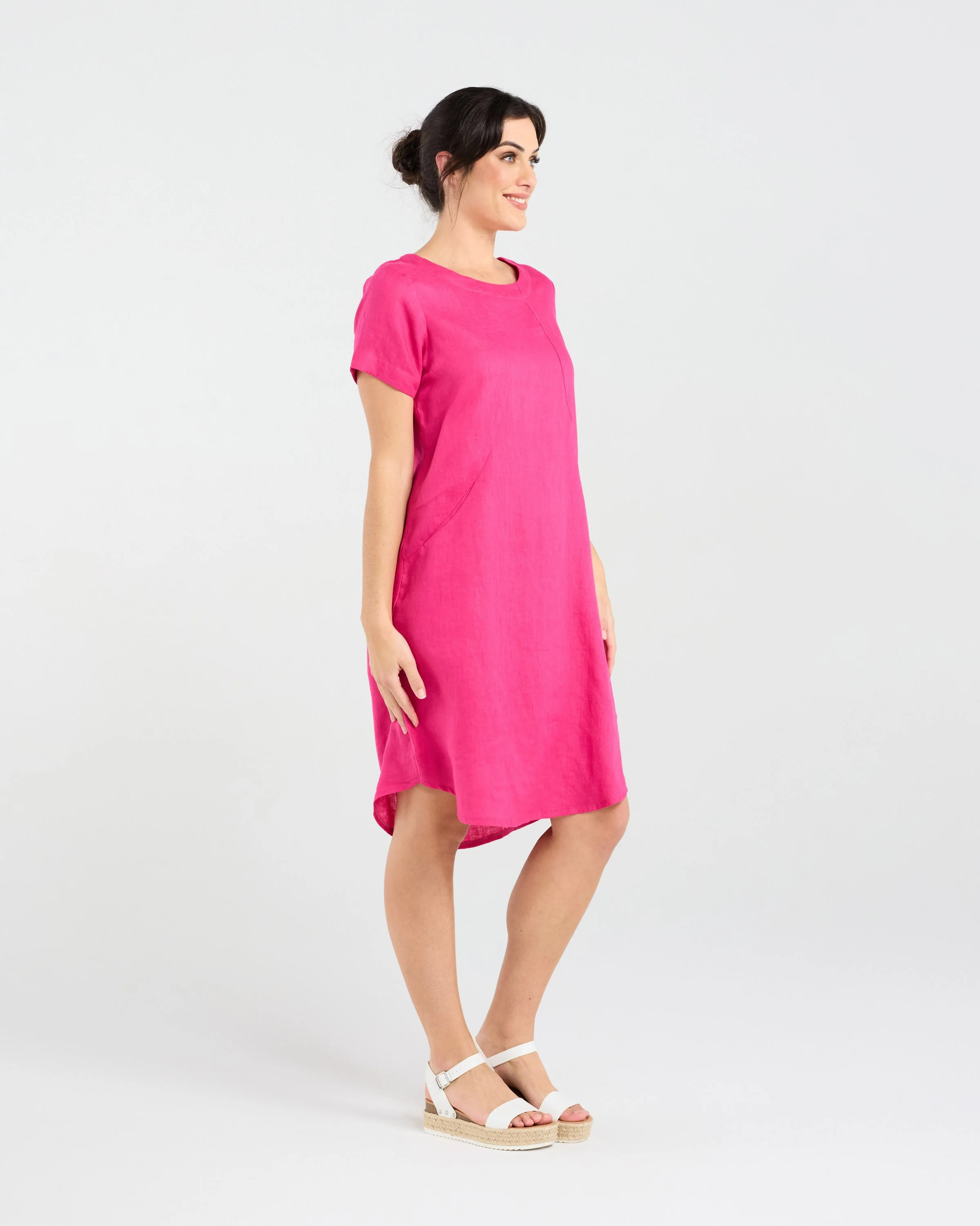 Blackstone Dianne Short Sleeve Panelled Dress
