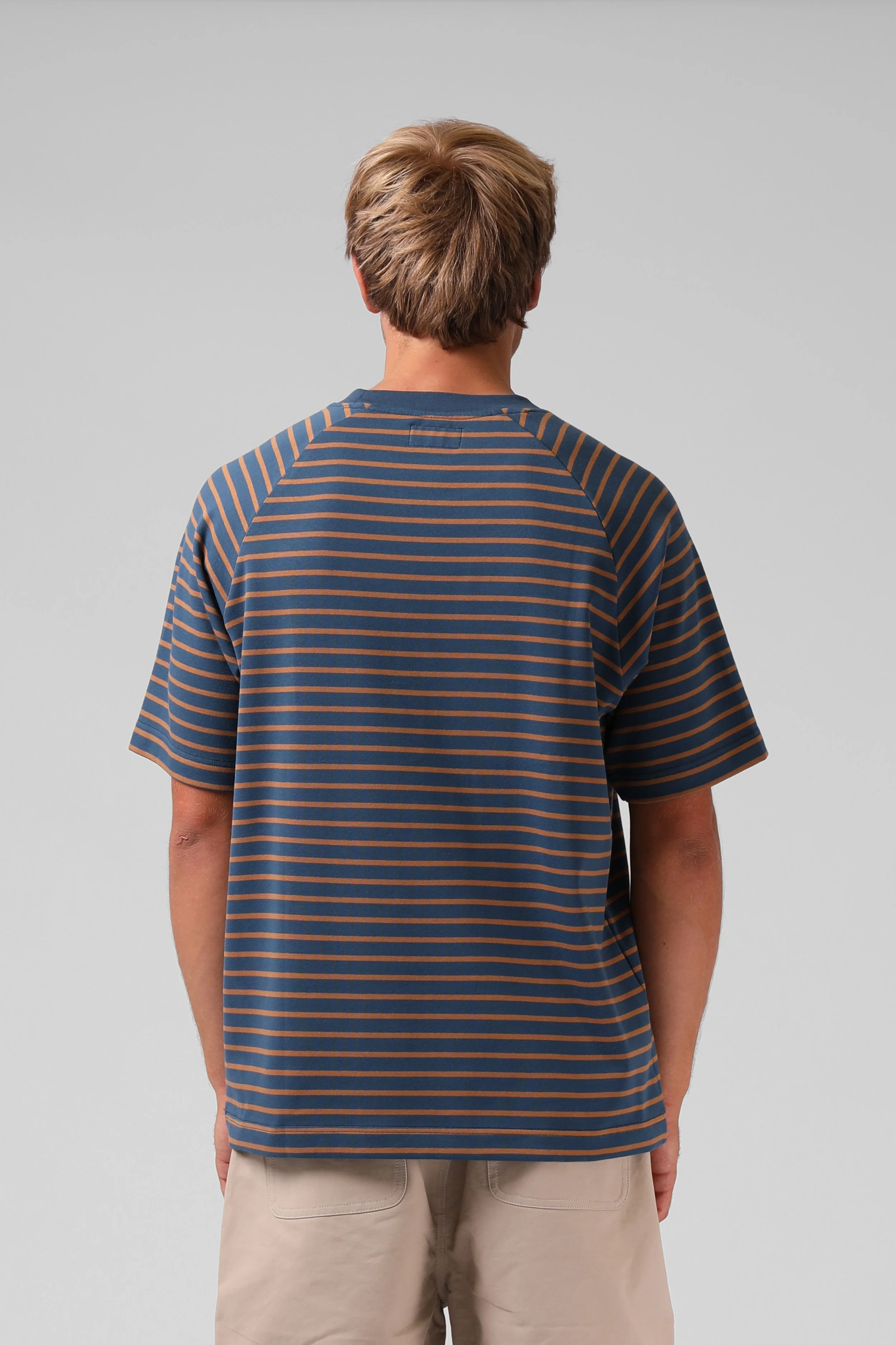 RPM Mens Stripe Raglan Tee