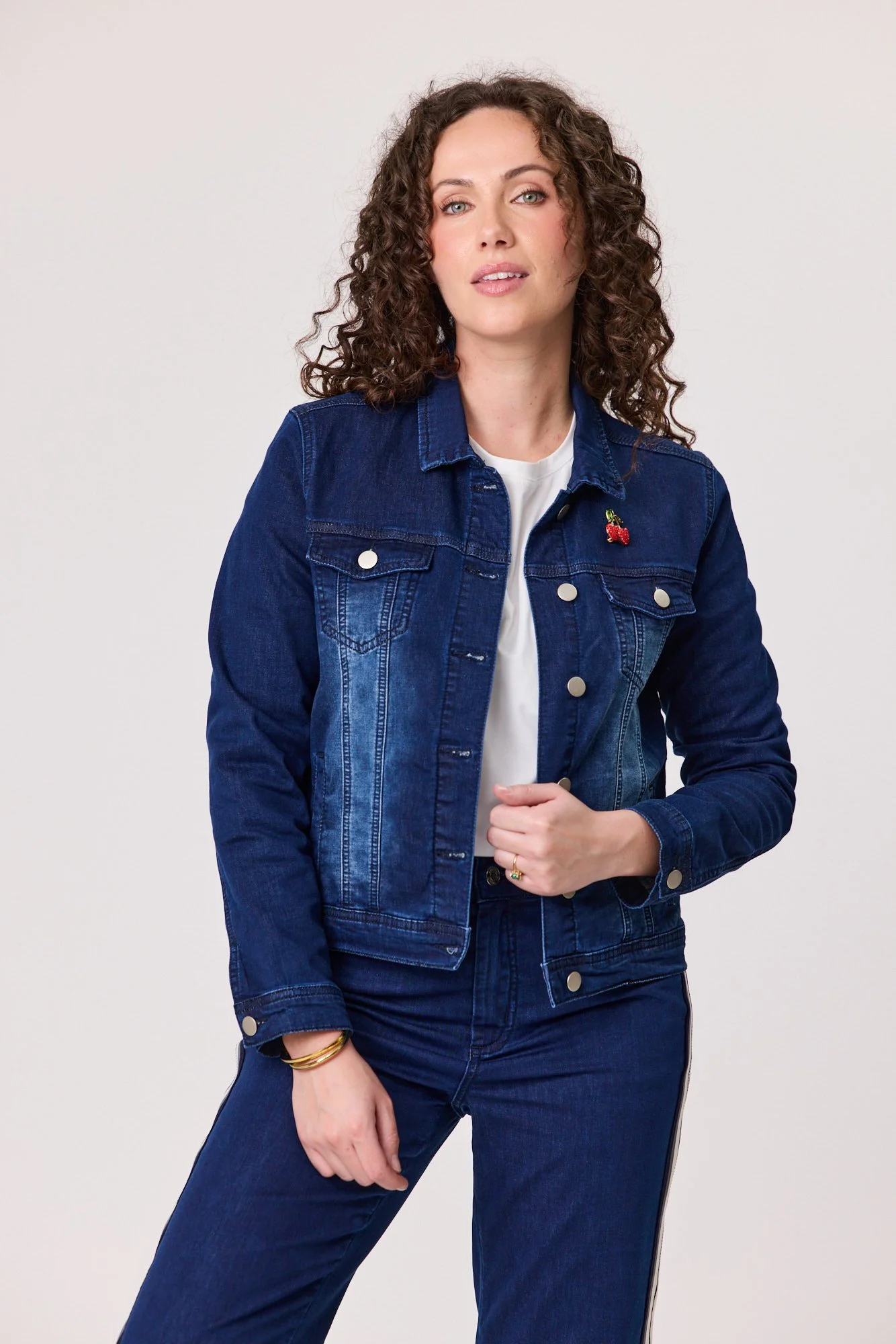 Classified Cherry Denim Jacket