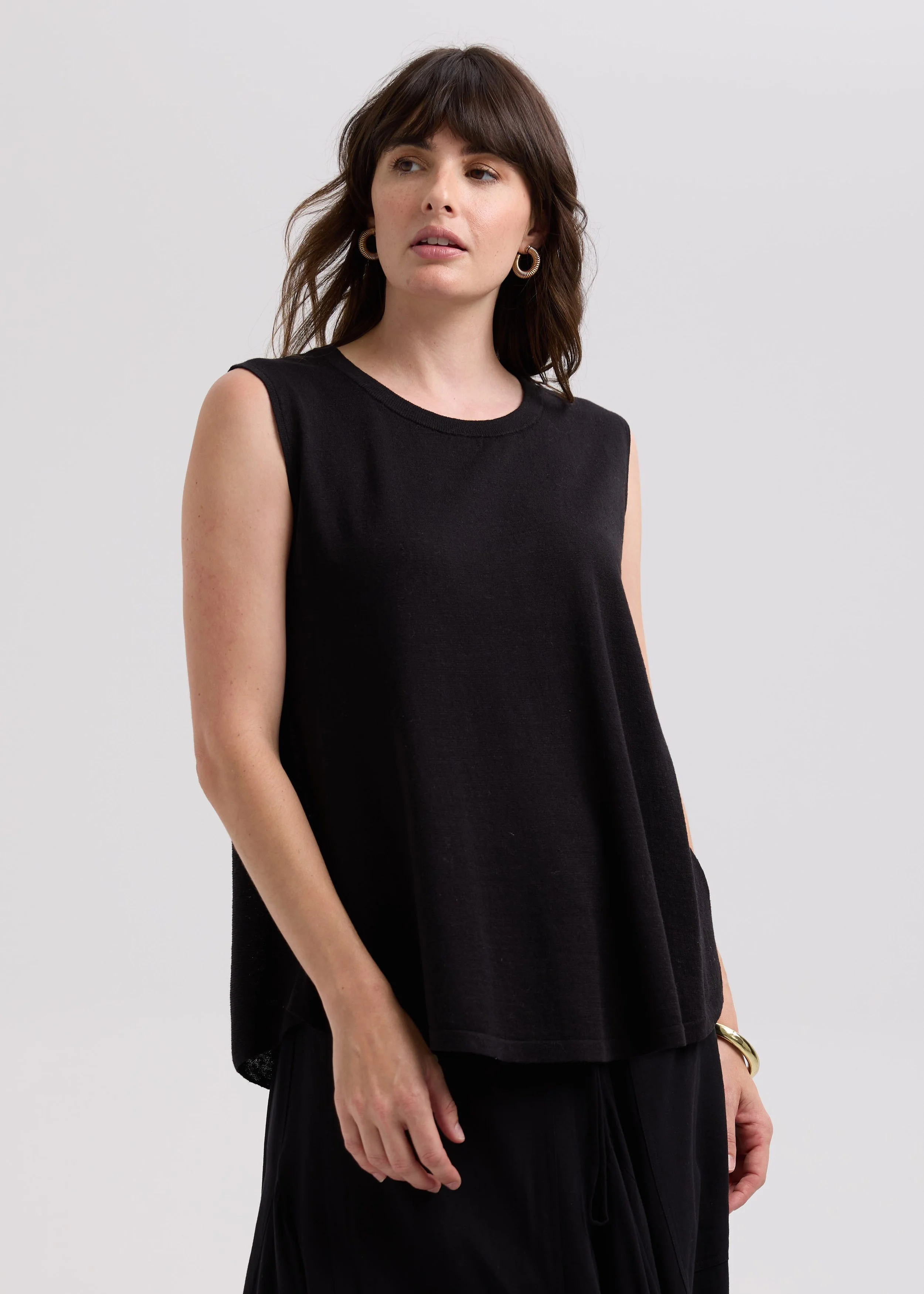 LD + Co Linen A-Line Top