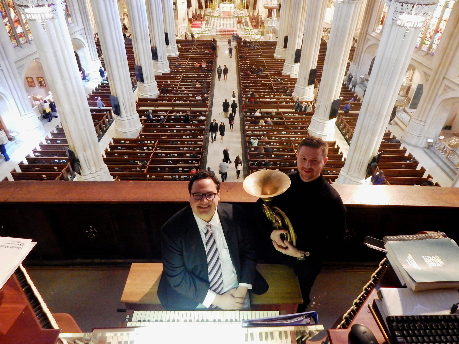 Horn and Organ. Nuckols and Ball. duo corgano.