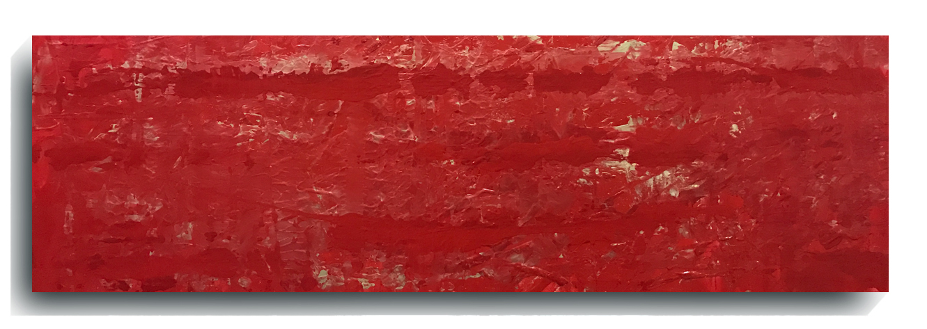 Shards Panoramic 15, 2016, Acrylic on wood panel, 12 x 36 inches, $495 Contact Mark Sivertsen
