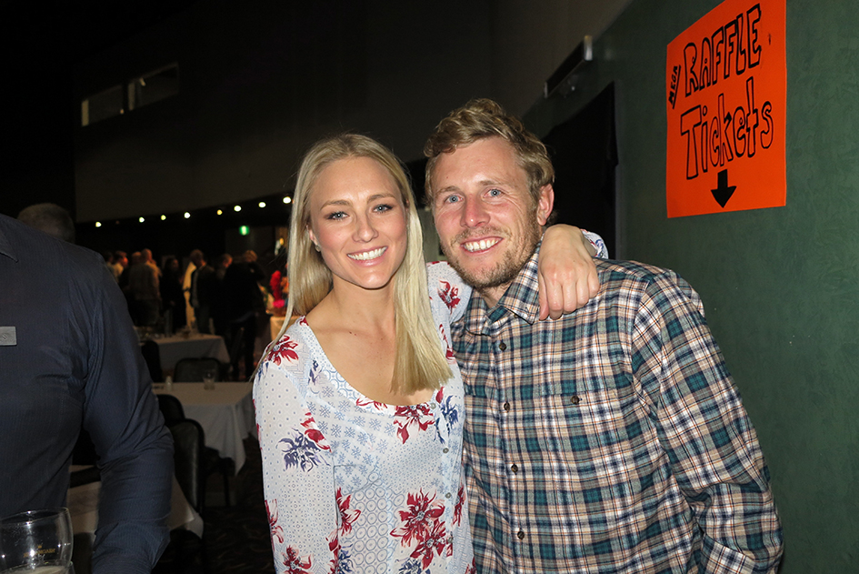 The toast of the town. Agy and Joel. Saviours.