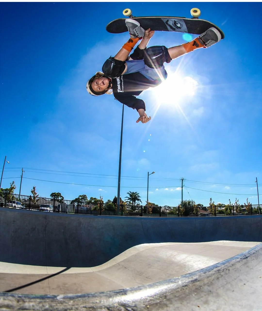 Kieren - backside air at Noble Park