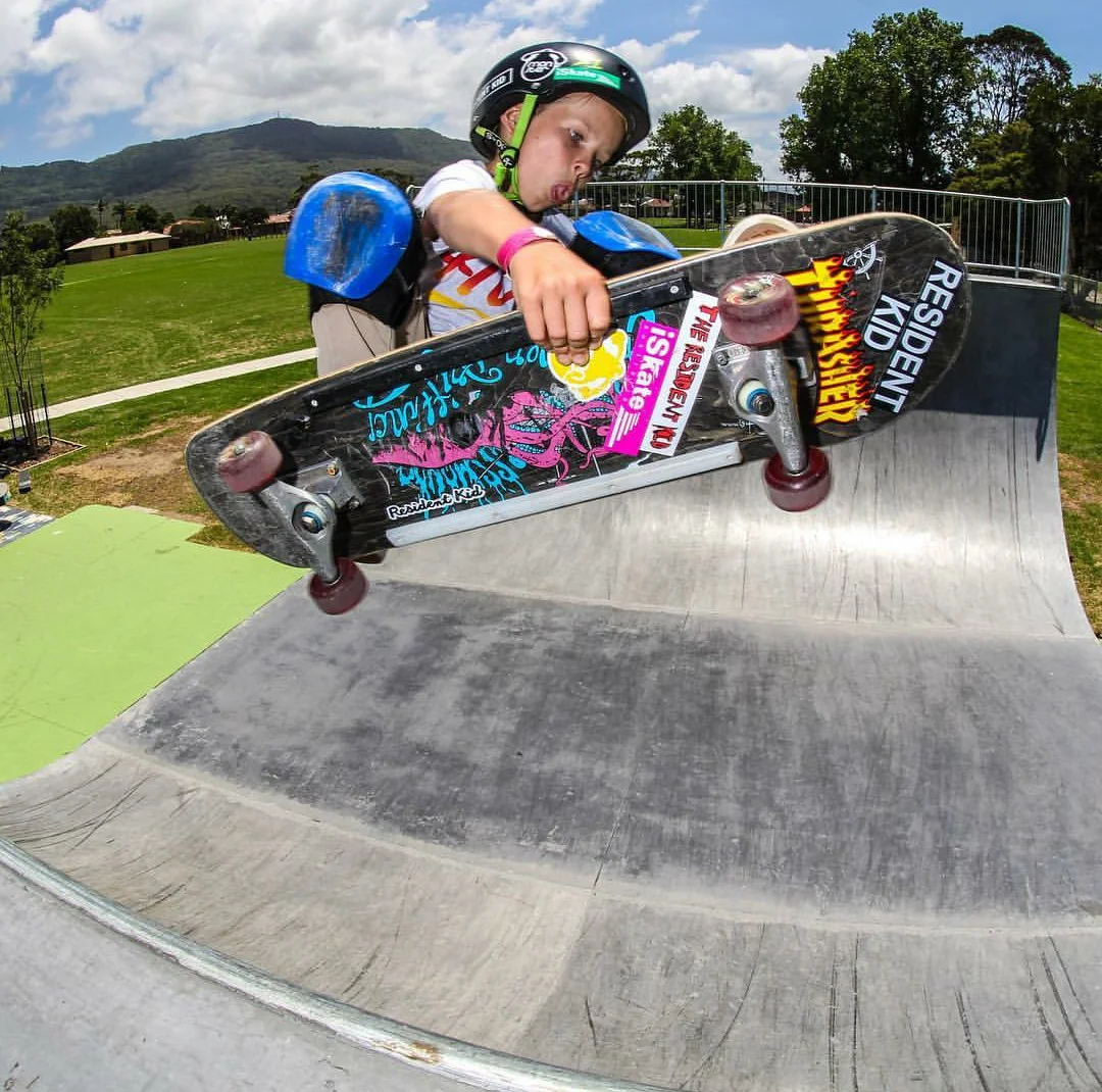 Daniel - frontside air on the Barry Ramp - Fairy Meadow