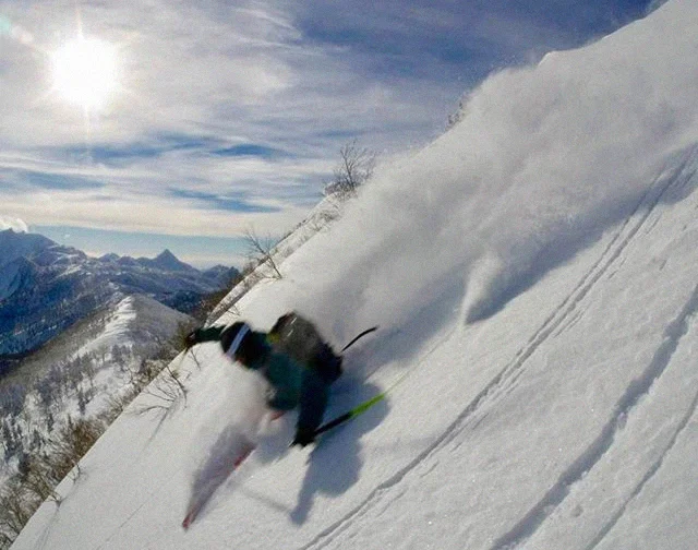 Takê sending it on one his local mountains
