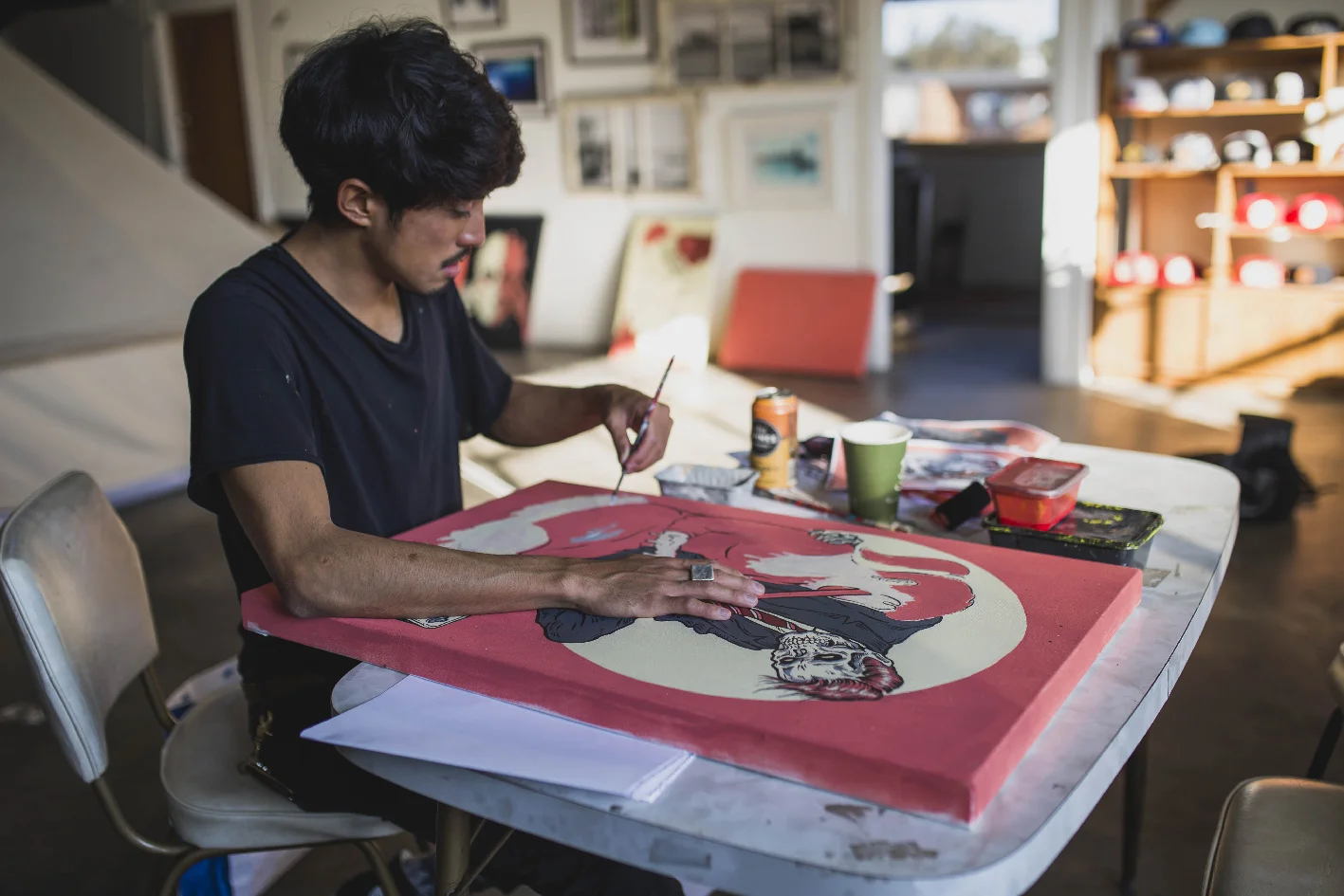    So Kenny you’ve looked up to Ben for a long time since moving to Australia, how has getting to know him influenced your art?     KENTARO -  It’s been really good to call someone I have been following for long time as a friend and now doing some go