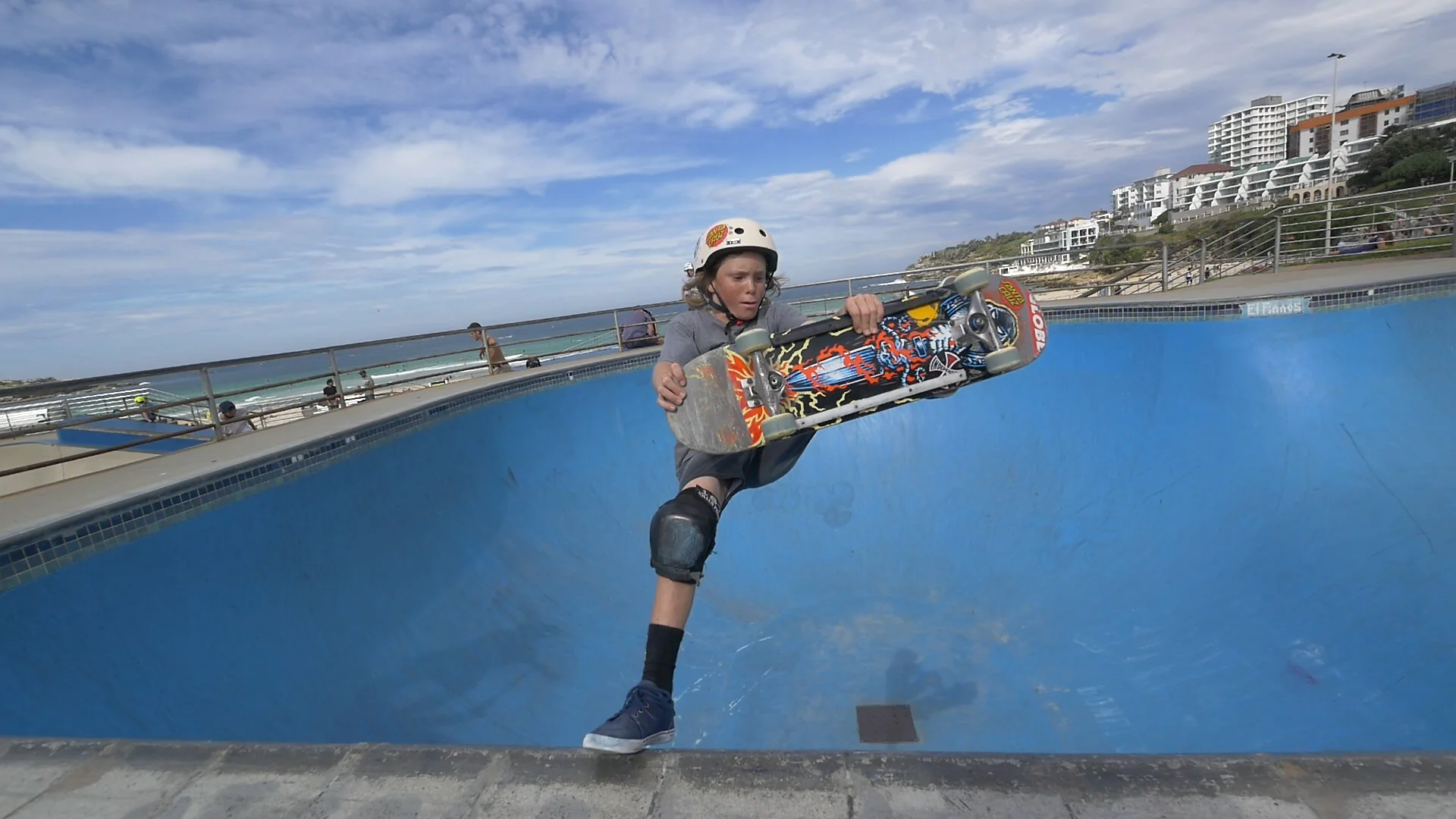  Keiren Woolley is the young gun in the deep end. -Boneless, photo Adam Harris. 