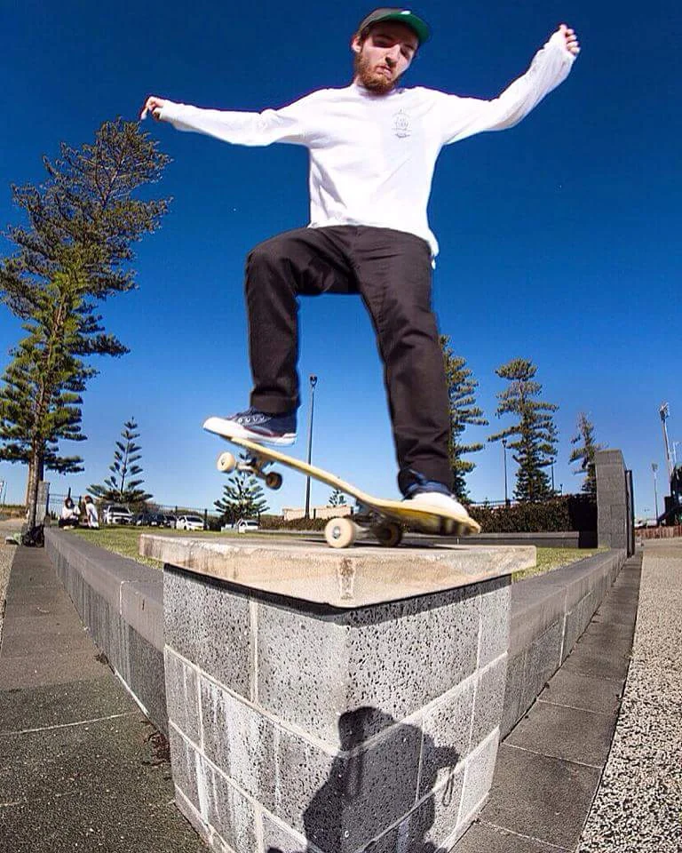  Jarryd Rees brings the raw and gritty streets into this film. And he does it with style. -Nose Manual, photo Ryan Grant. 