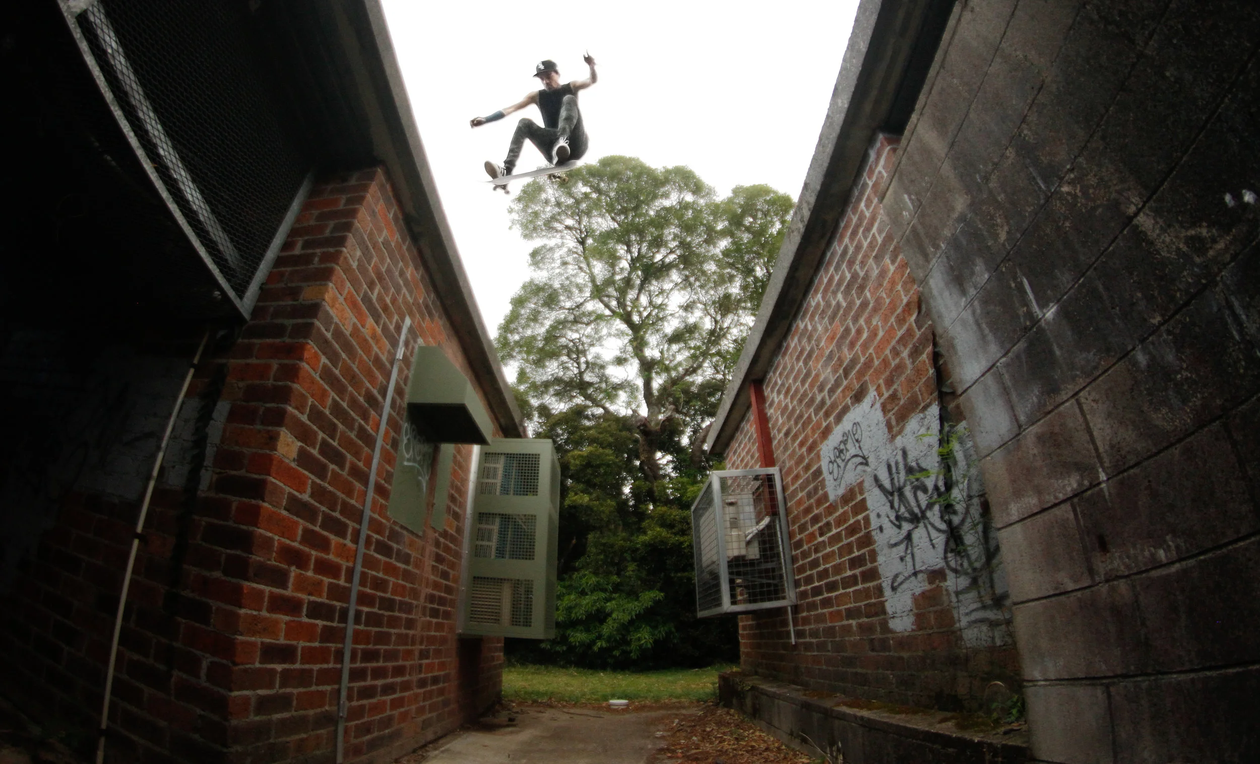  Mitch Lee has been dropping bangers for years and he brings a few classic Kiama spots back to life. -Kickflip, photo Adam Harris. 