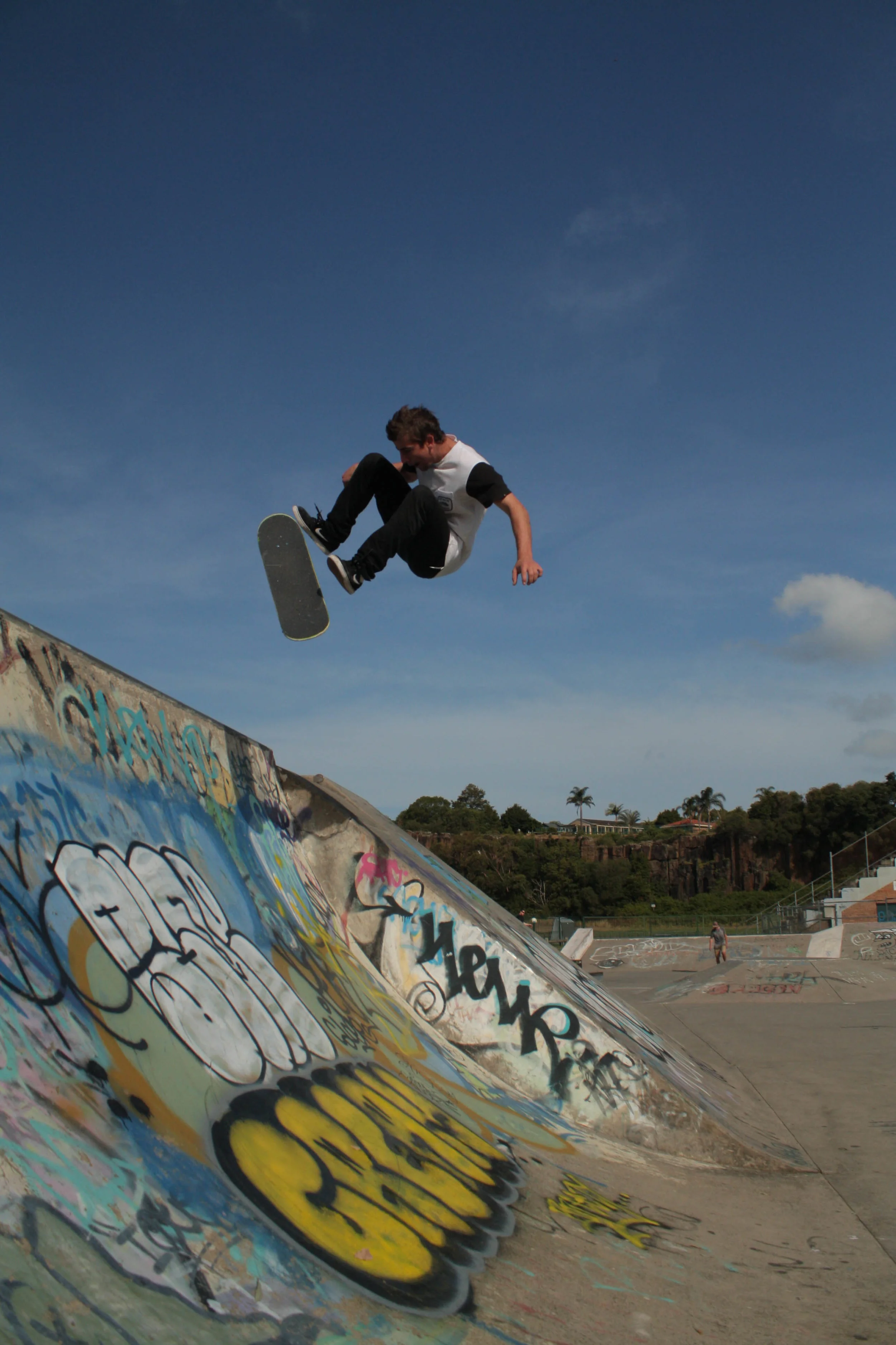  Steve Adam - Kickflip fakie. Photo Kane Horspool. 